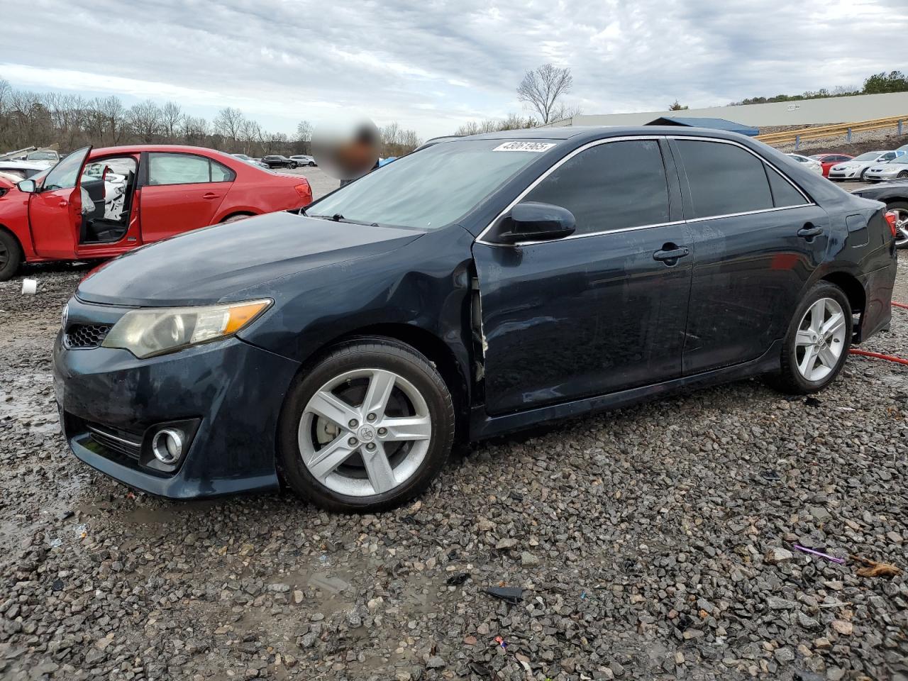 2014 Toyota Camry Se Black vin: 4T1BF1FK2EU749321