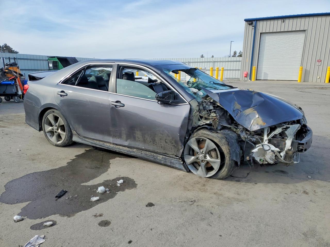 2014 Toyota Camry Se Sport Gray vin: 4T1BF1FK2EU755541