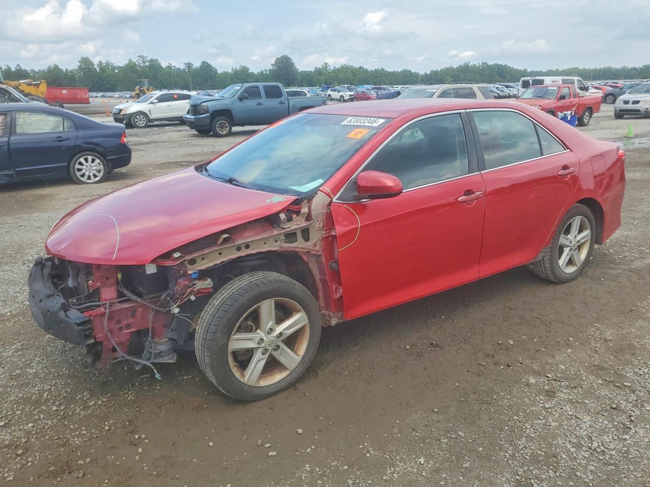 2014 Toyota Camry Se Красный vin: 4T1BF1FK2EU759217