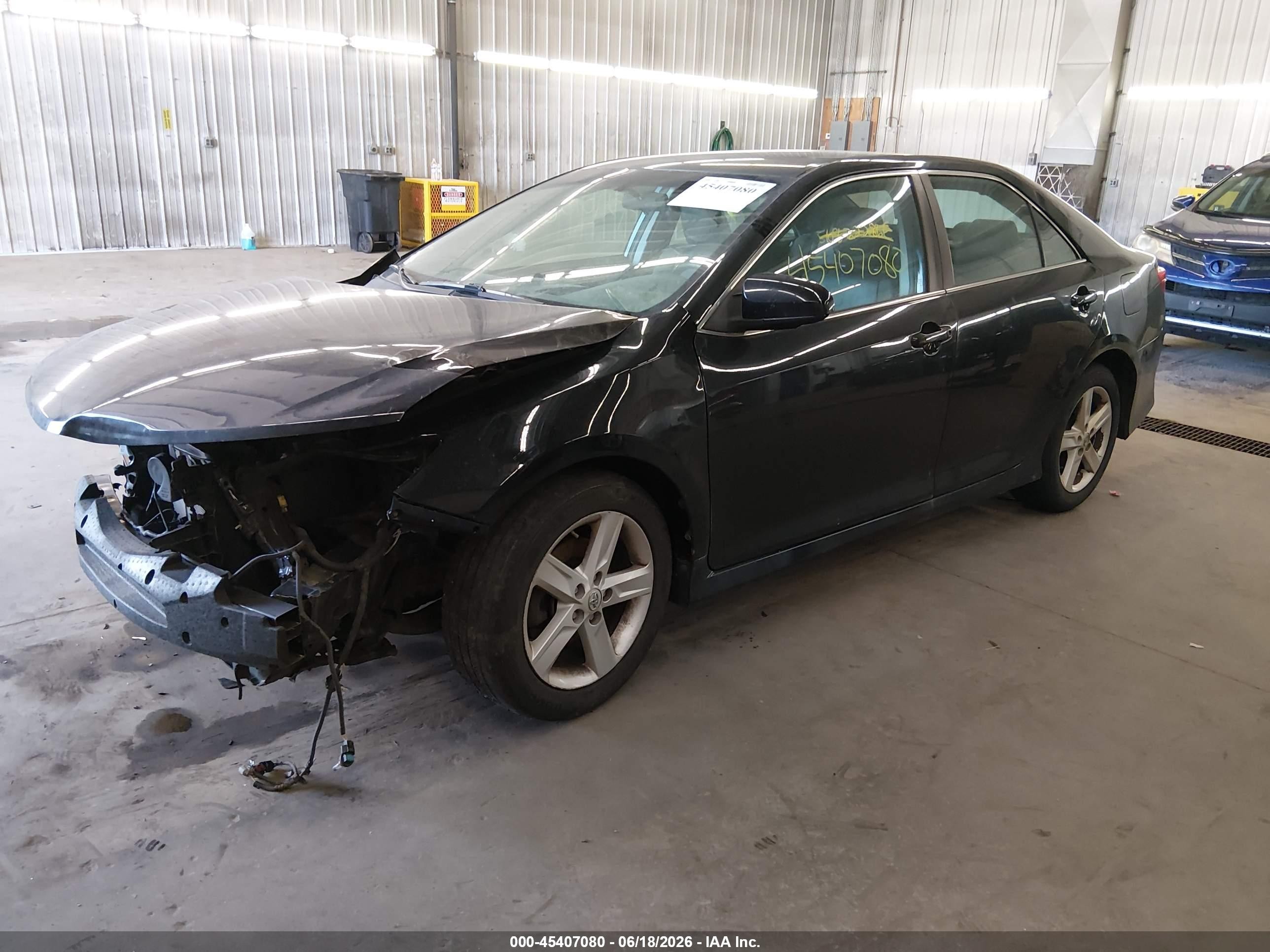 2014 Toyota Camry Se Black vin: 4T1BF1FK2EU763302