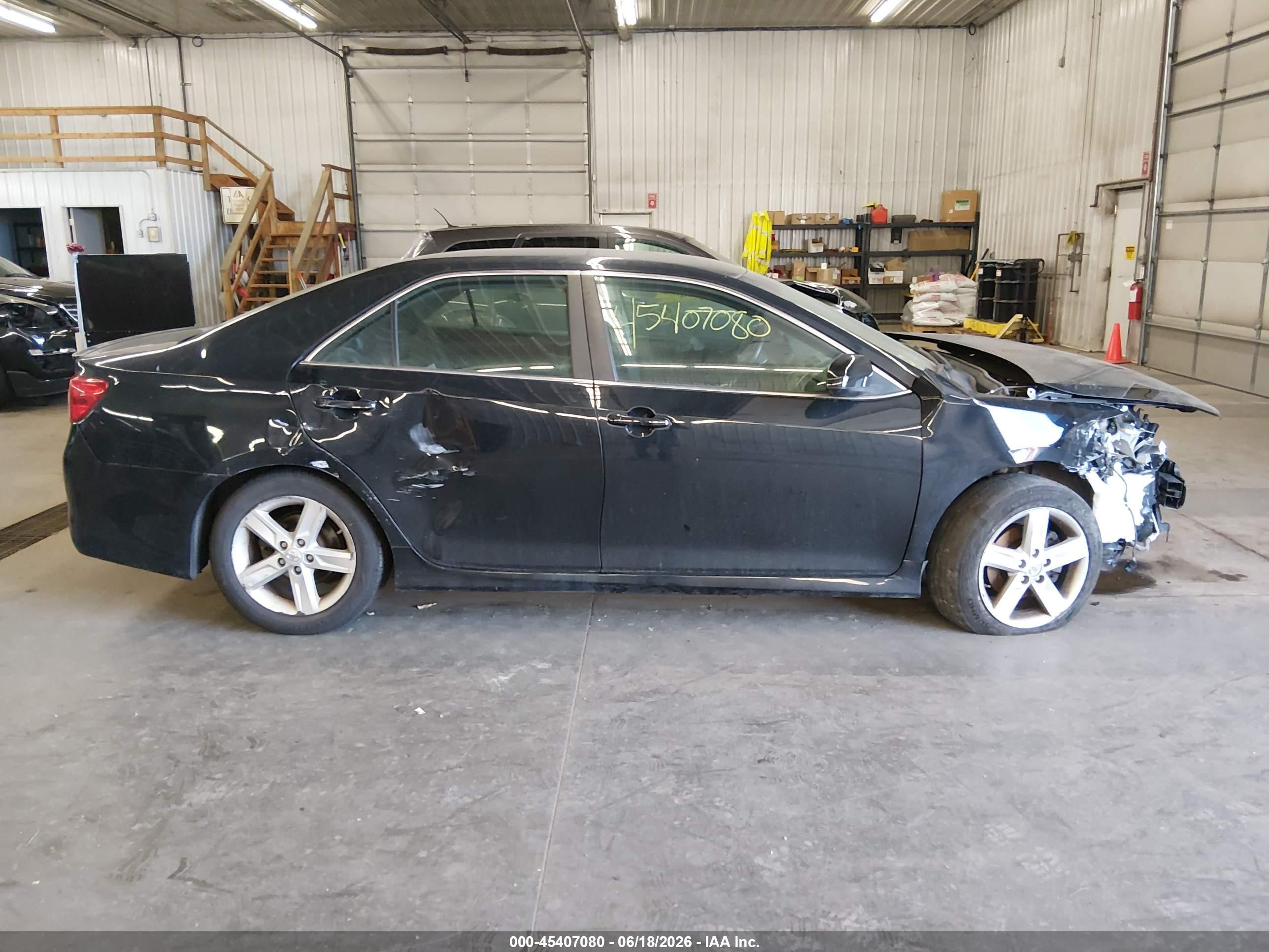 2014 Toyota Camry Se Black vin: 4T1BF1FK2EU763302