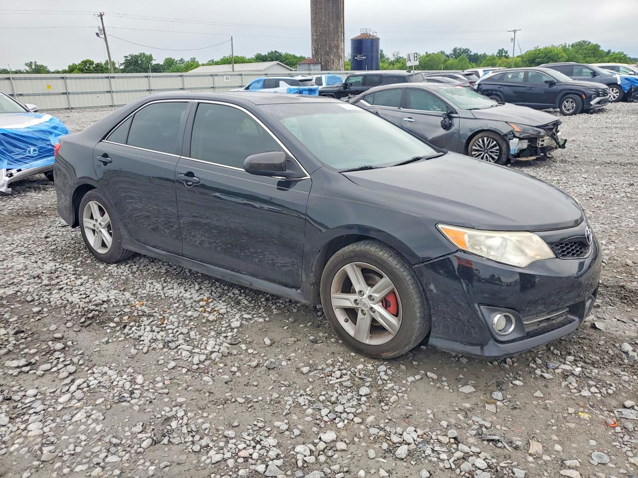 2014 Toyota Camry Se Black vin: 4T1BF1FK2EU805502