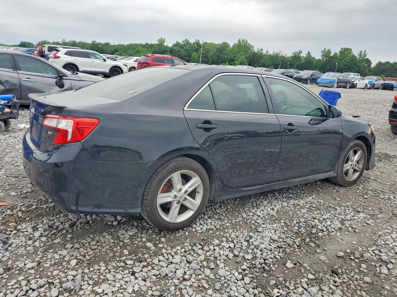 2014 Toyota Camry Se Black vin: 4T1BF1FK2EU805502