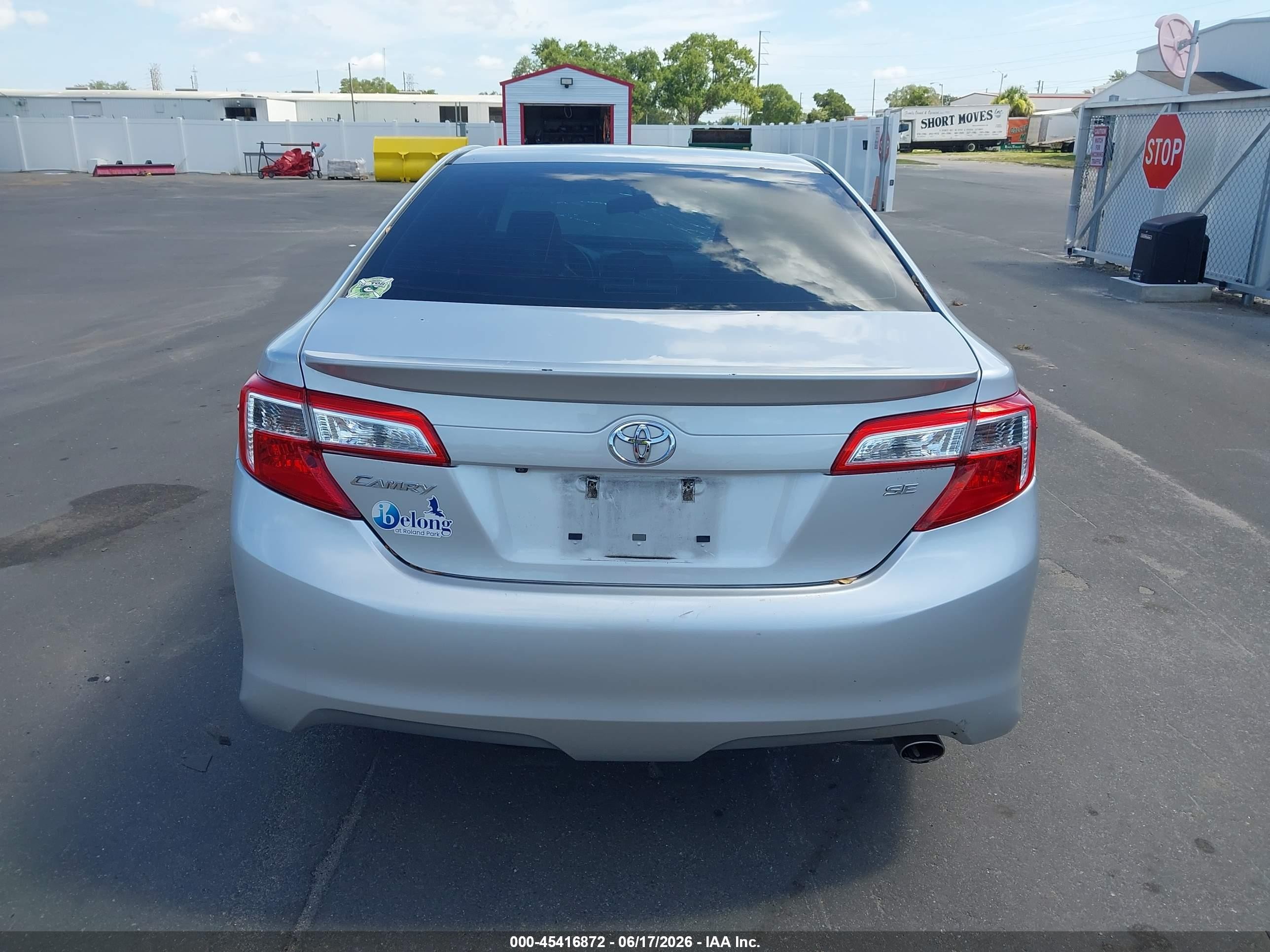 2014 Toyota Camry Se Silver vin: 4T1BF1FK2EU807962