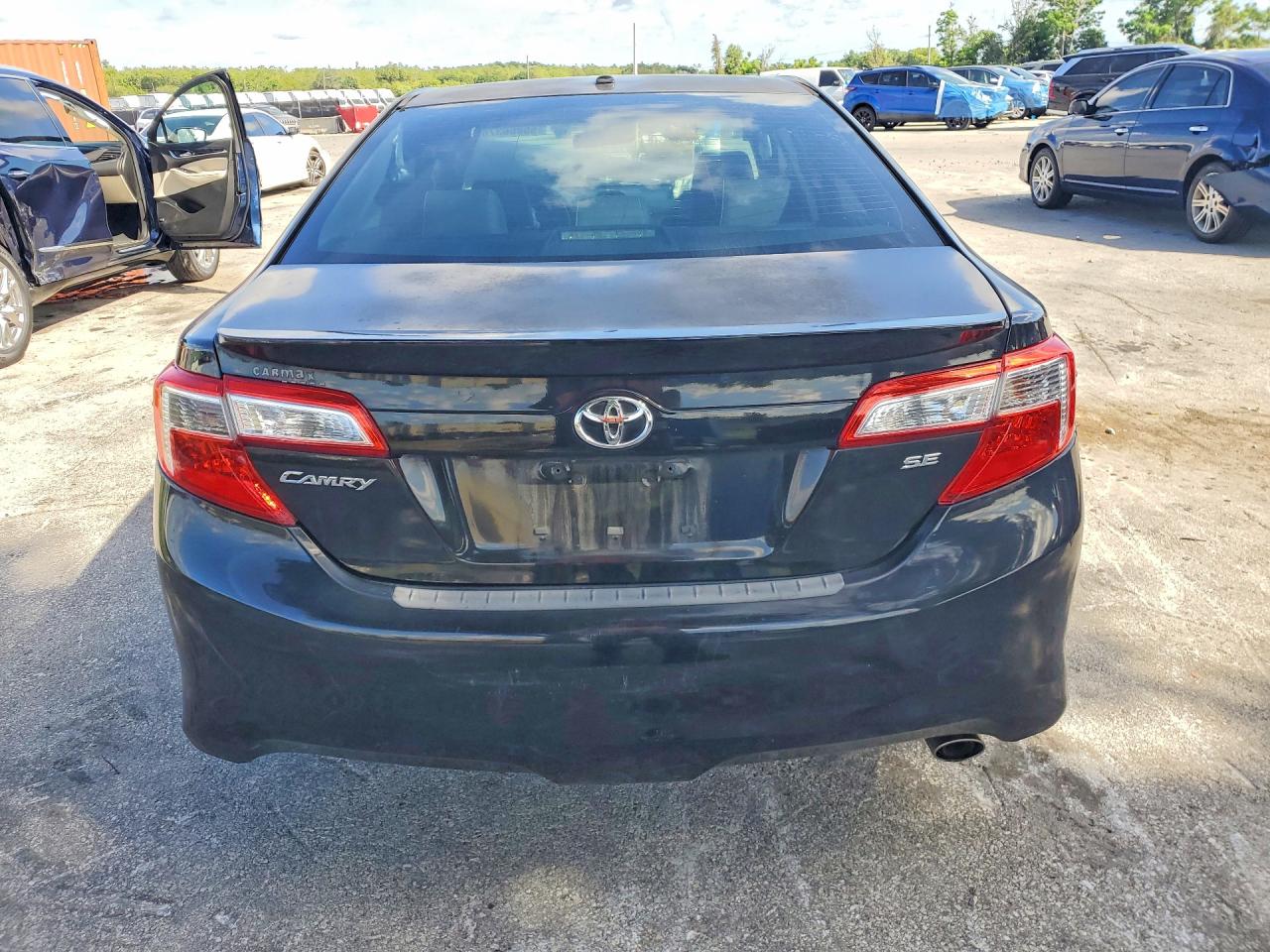 2014 Toyota Camry Se Black vin: 4T1BF1FK2EU812188