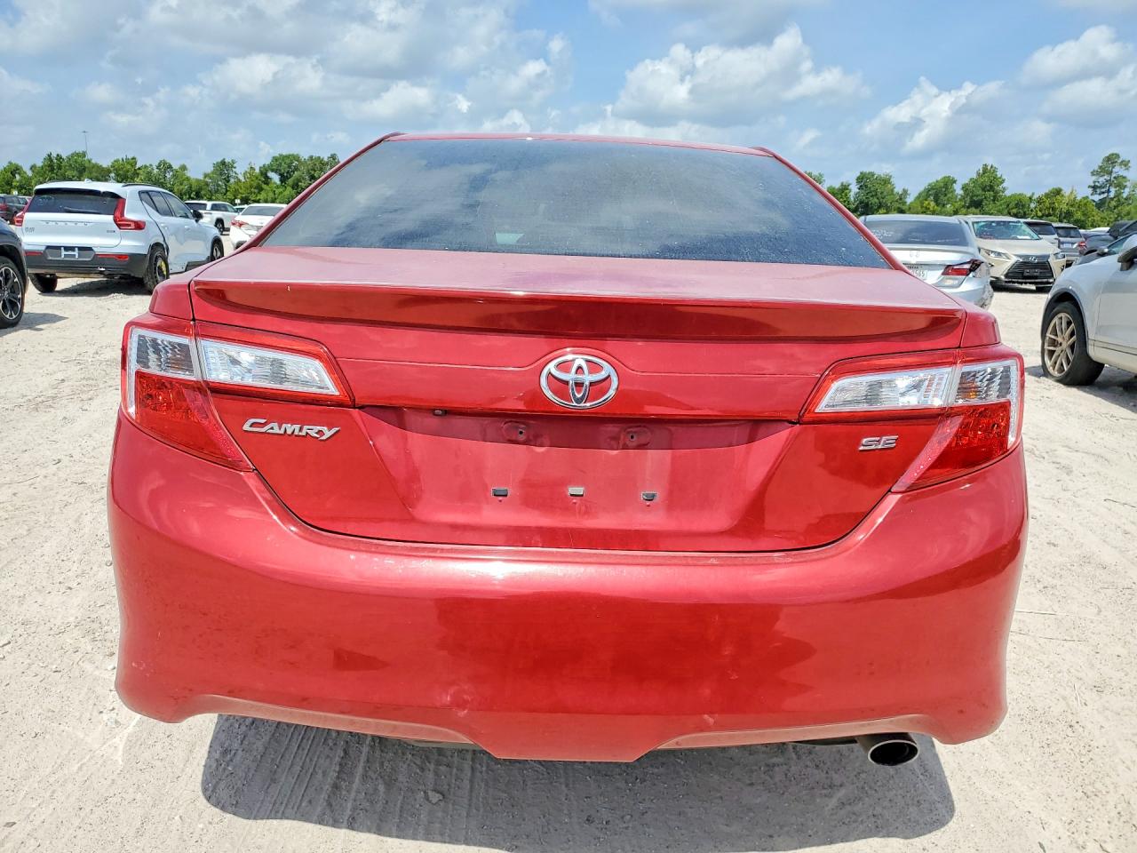 2014 Toyota Camry Se Sport Red vin: 4T1BF1FK2EU819741