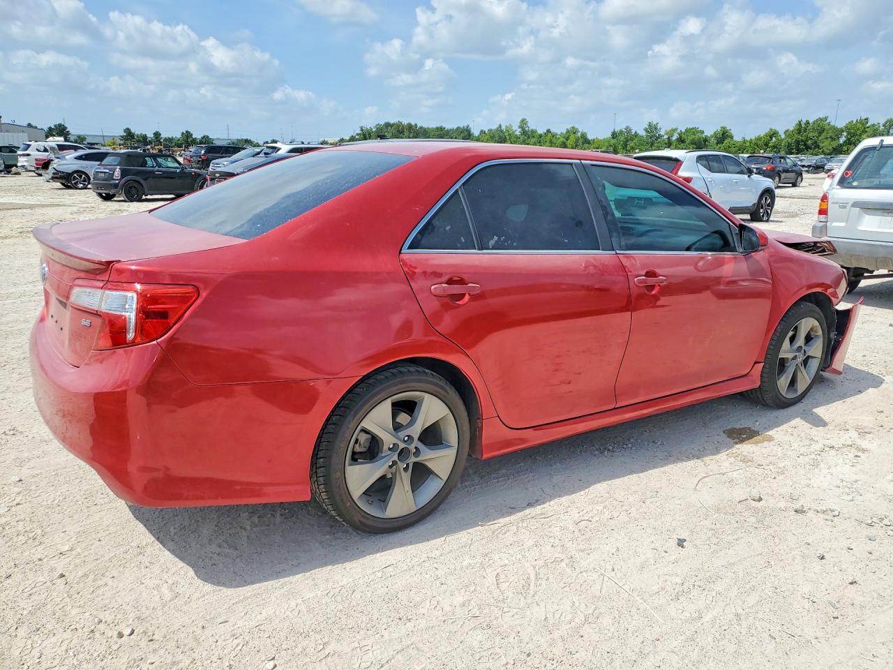2014 Toyota Camry Se Sport Red vin: 4T1BF1FK2EU819741