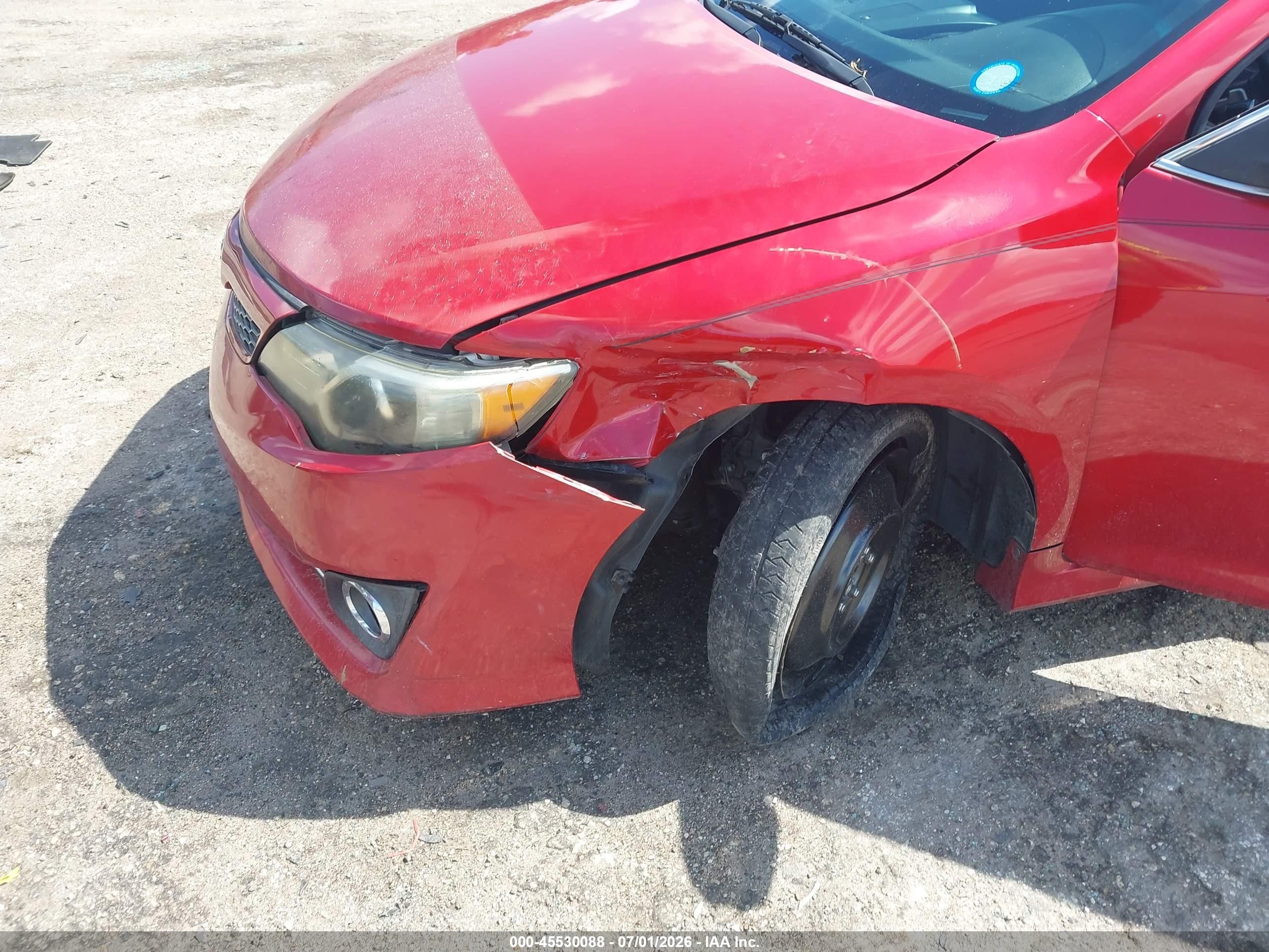 2014 Toyota Camry Se Red vin: 4T1BF1FK2EU822896