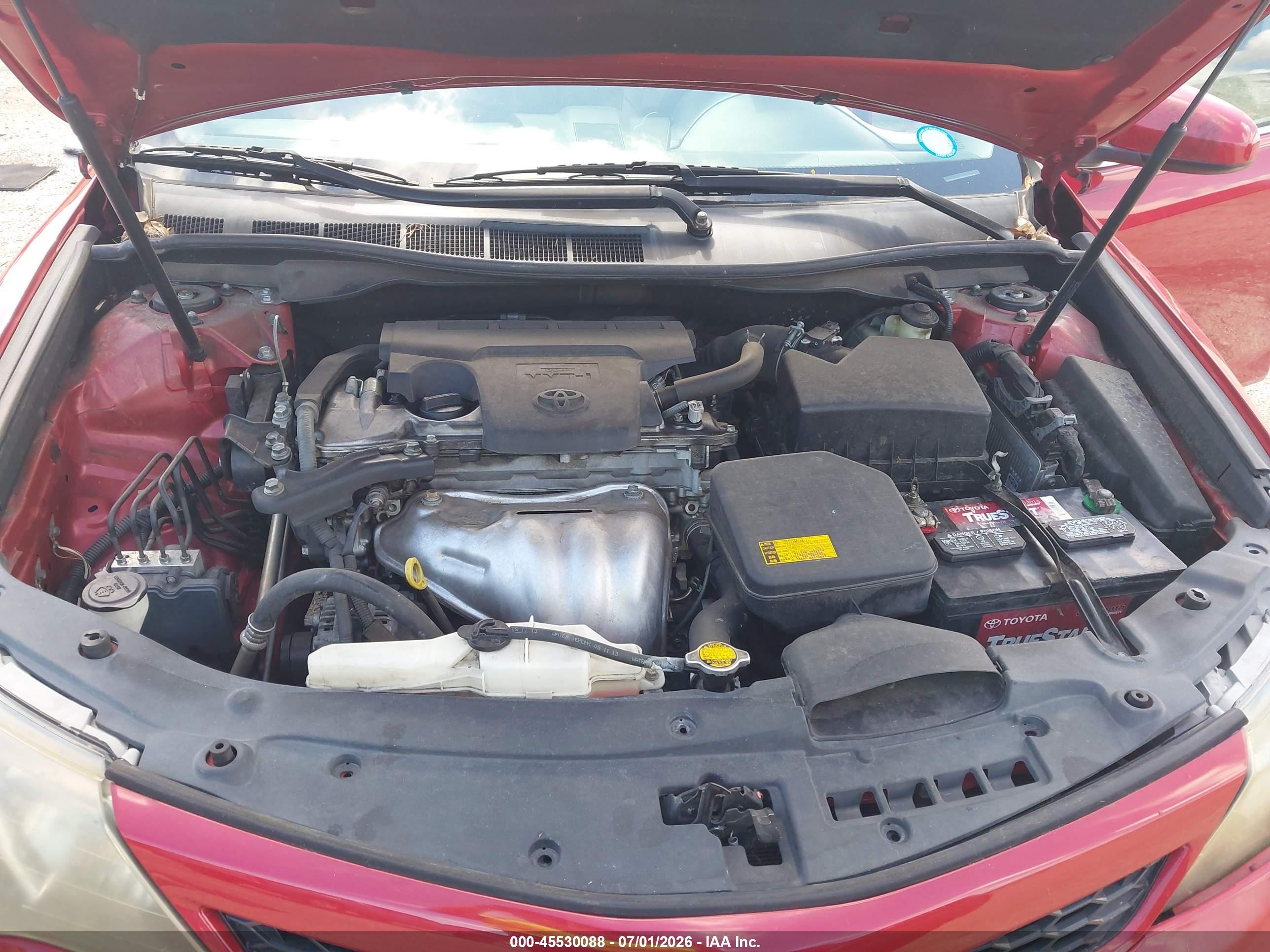 2014 Toyota Camry Se Red vin: 4T1BF1FK2EU822896