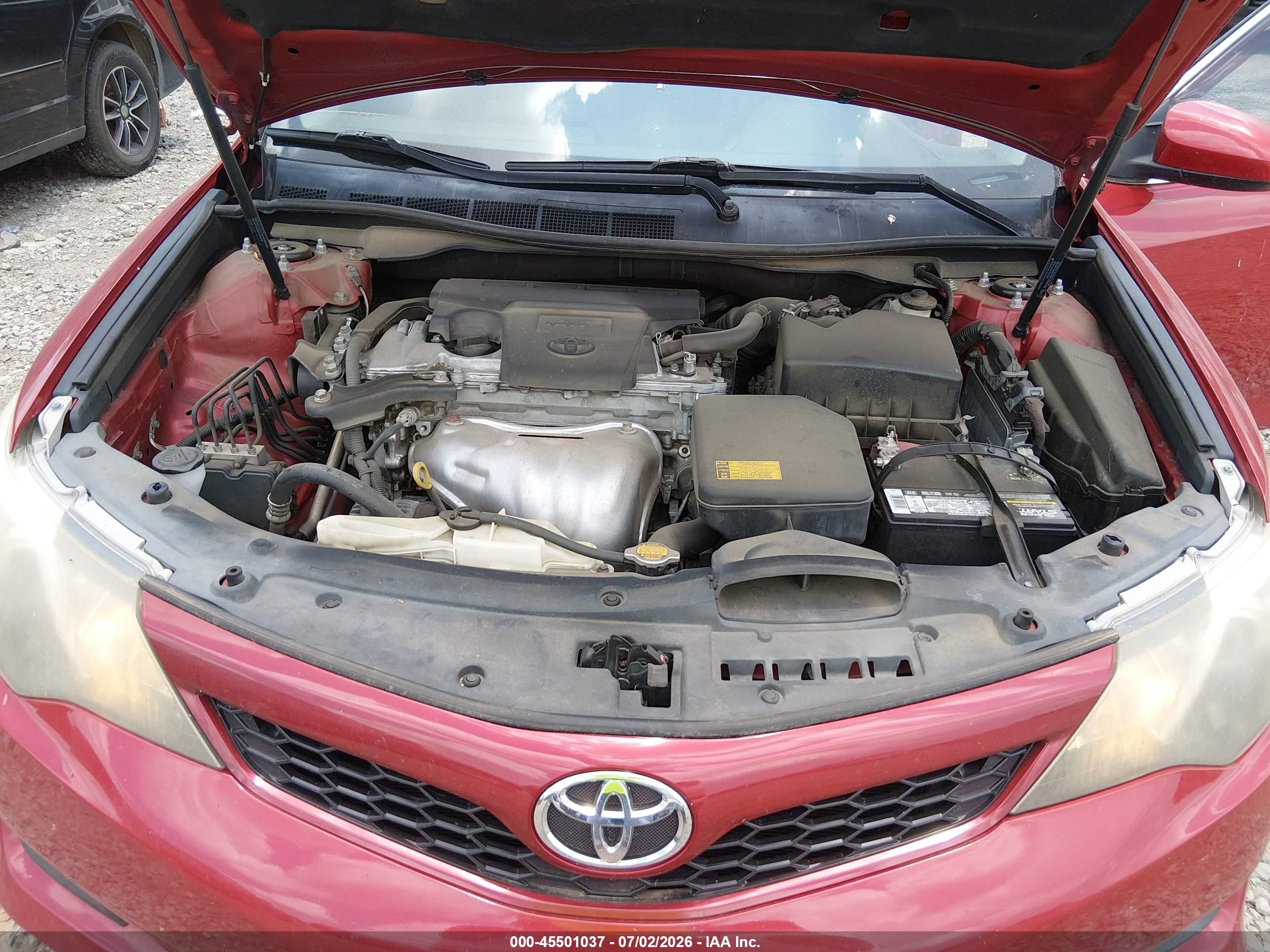 2014 Toyota Camry Se Red vin: 4T1BF1FK2EU835972