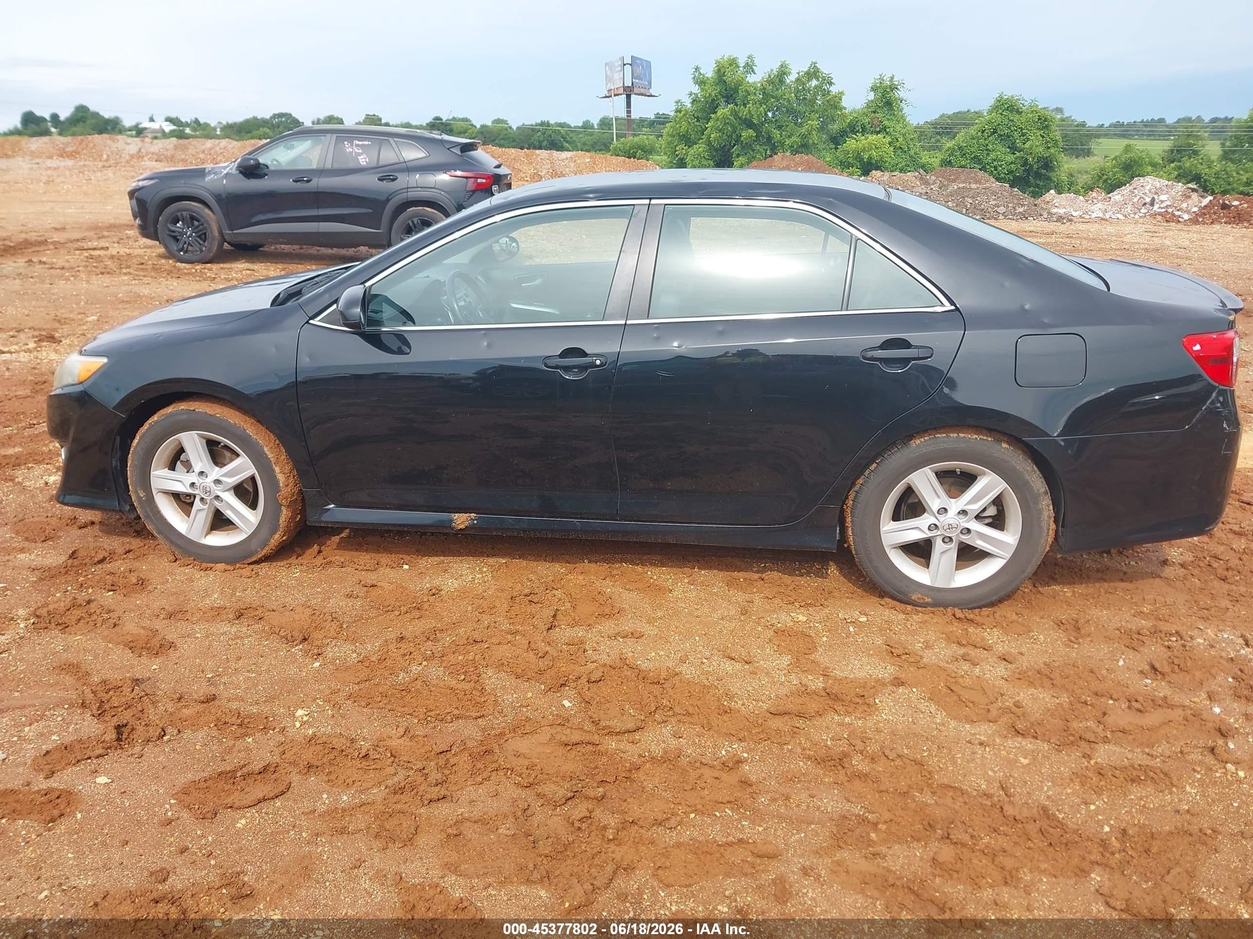 2014 Toyota Camry Se Black vin: 4T1BF1FK2EU836183