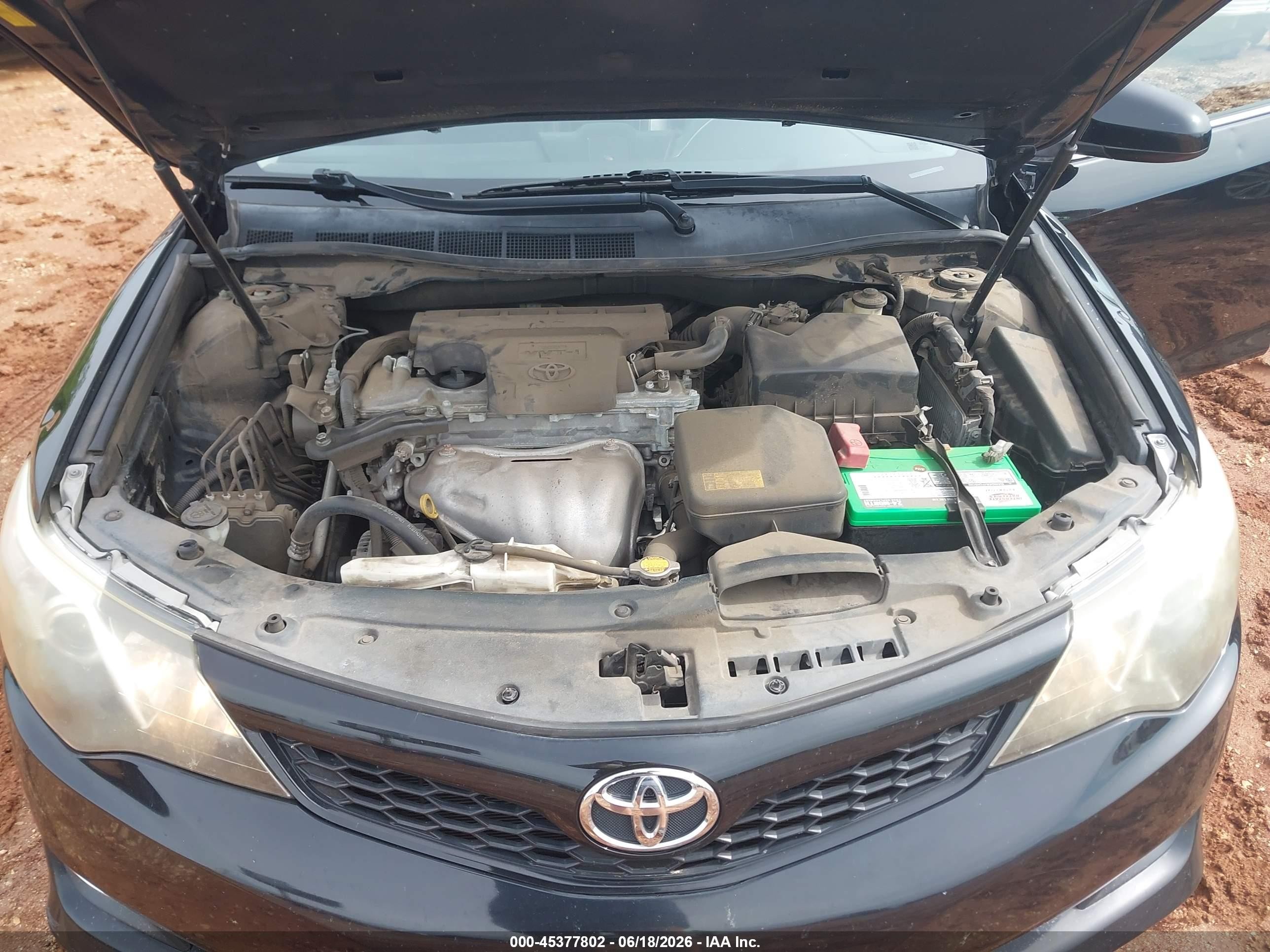 2014 Toyota Camry Se Black vin: 4T1BF1FK2EU836183