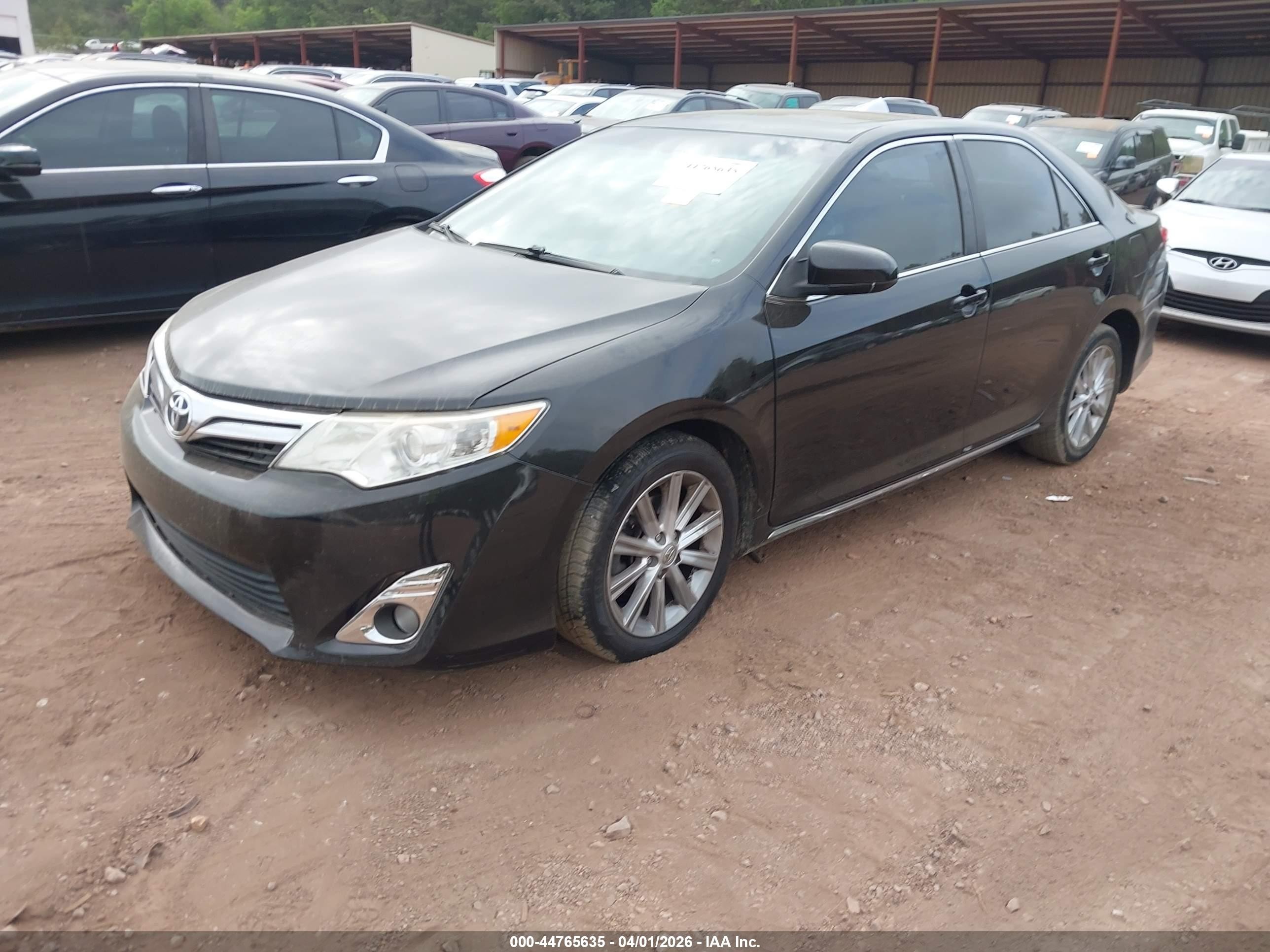 2014 Toyota Camry Xle Black vin: 4T1BF1FK2EU844400