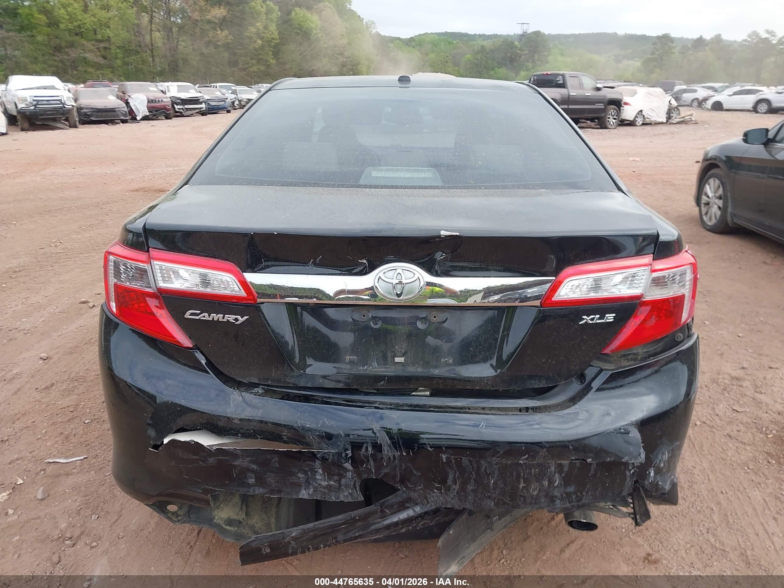 2014 Toyota Camry Xle Black vin: 4T1BF1FK2EU844400
