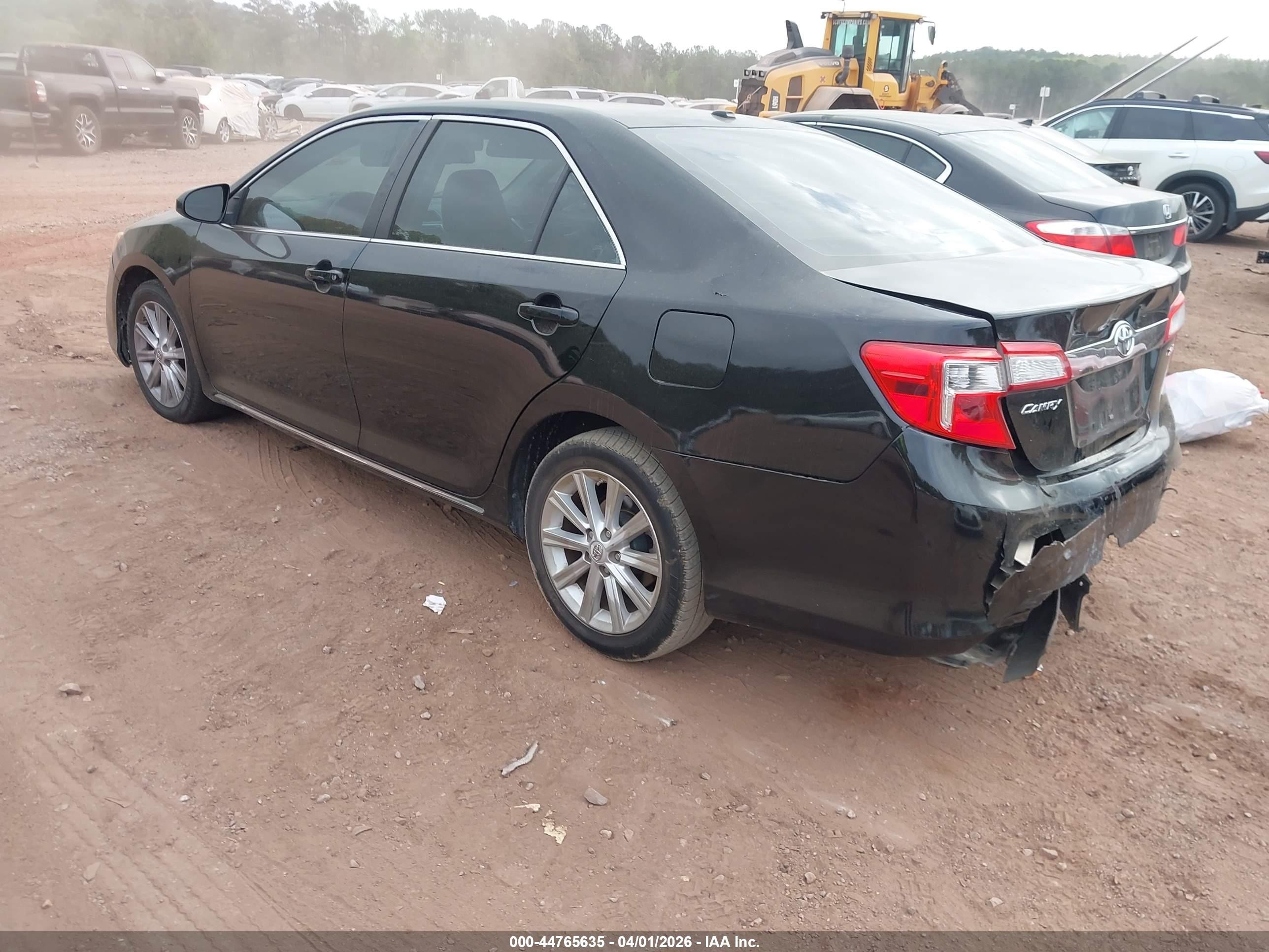 2014 Toyota Camry Xle Black vin: 4T1BF1FK2EU844400