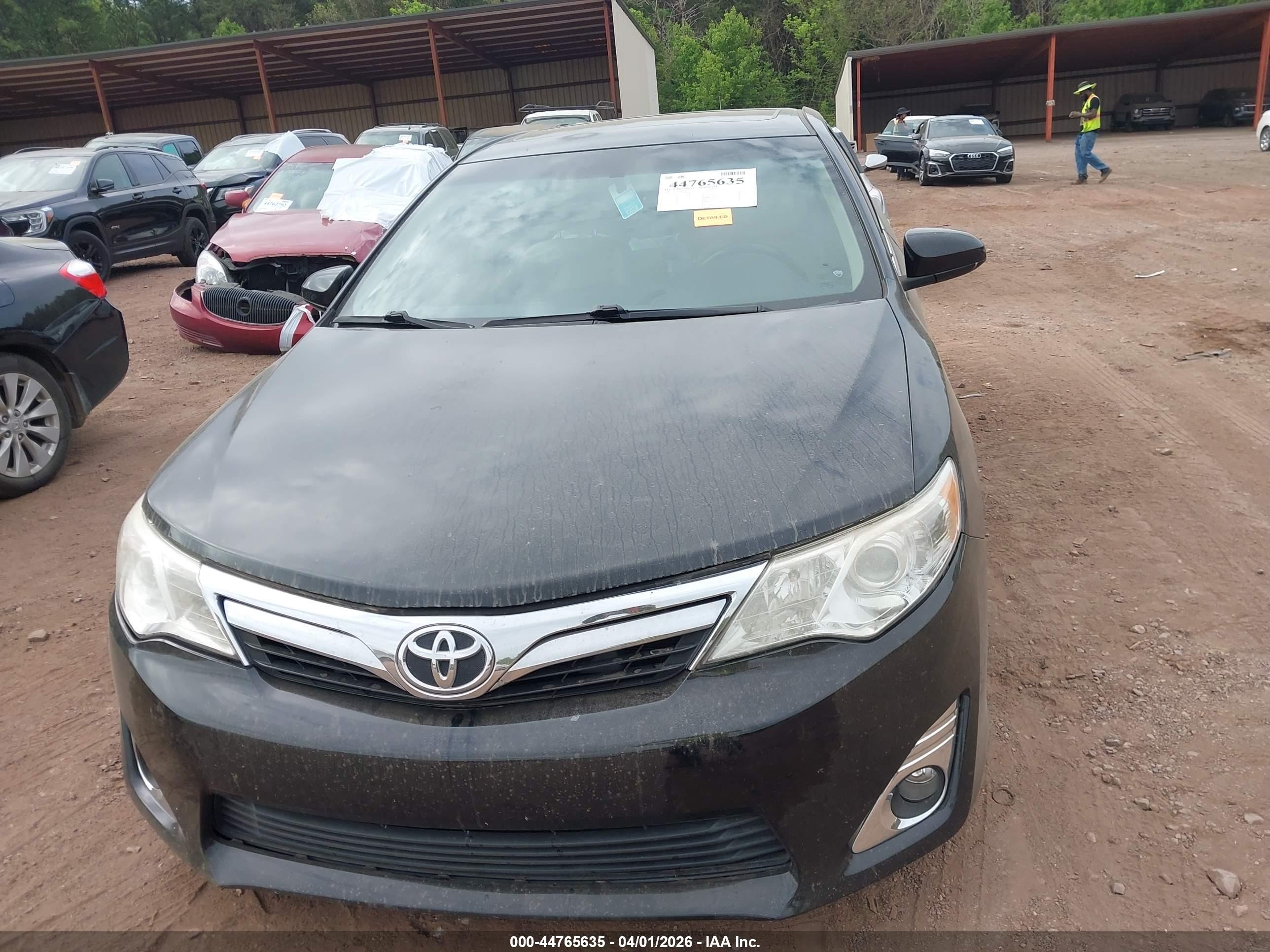 2014 Toyota Camry Xle Black vin: 4T1BF1FK2EU844400