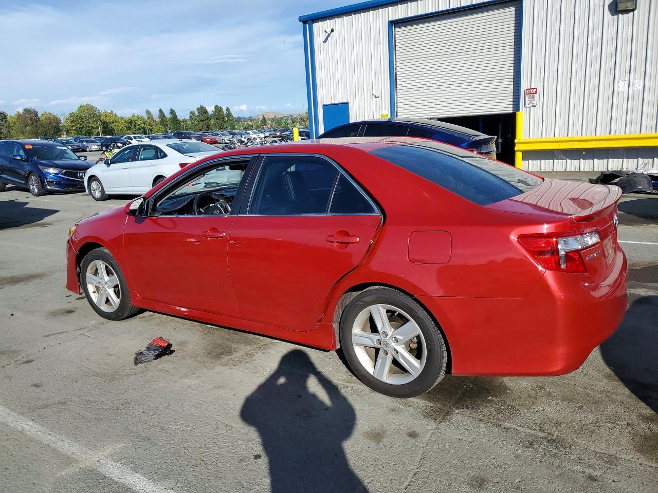 2014 Toyota Camry Se Red vin: 4T1BF1FK2EU863786