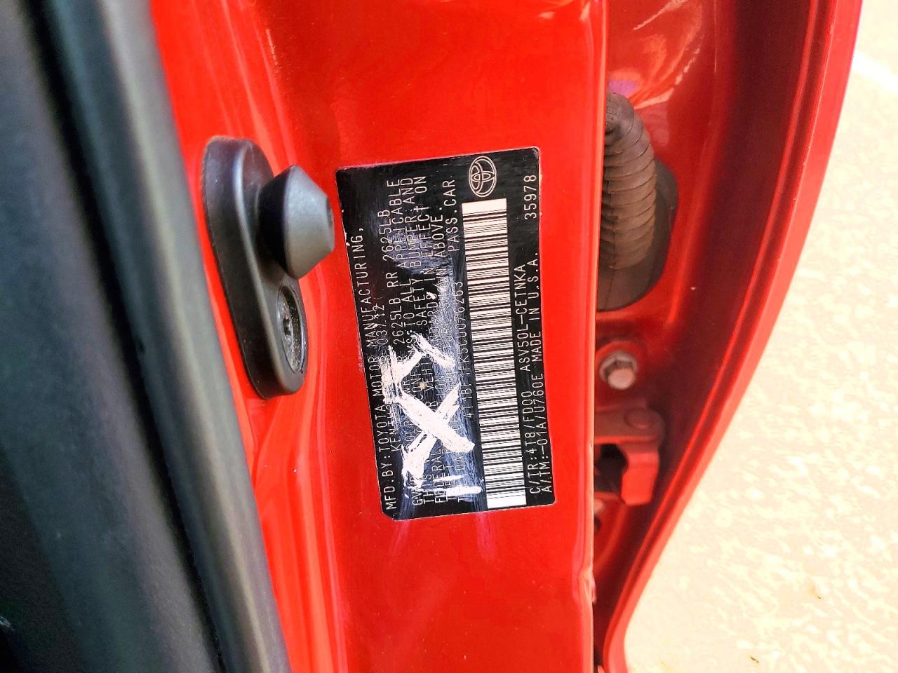 2014 Toyota Camry Se Red vin: 4T1BF1FK2EU863786