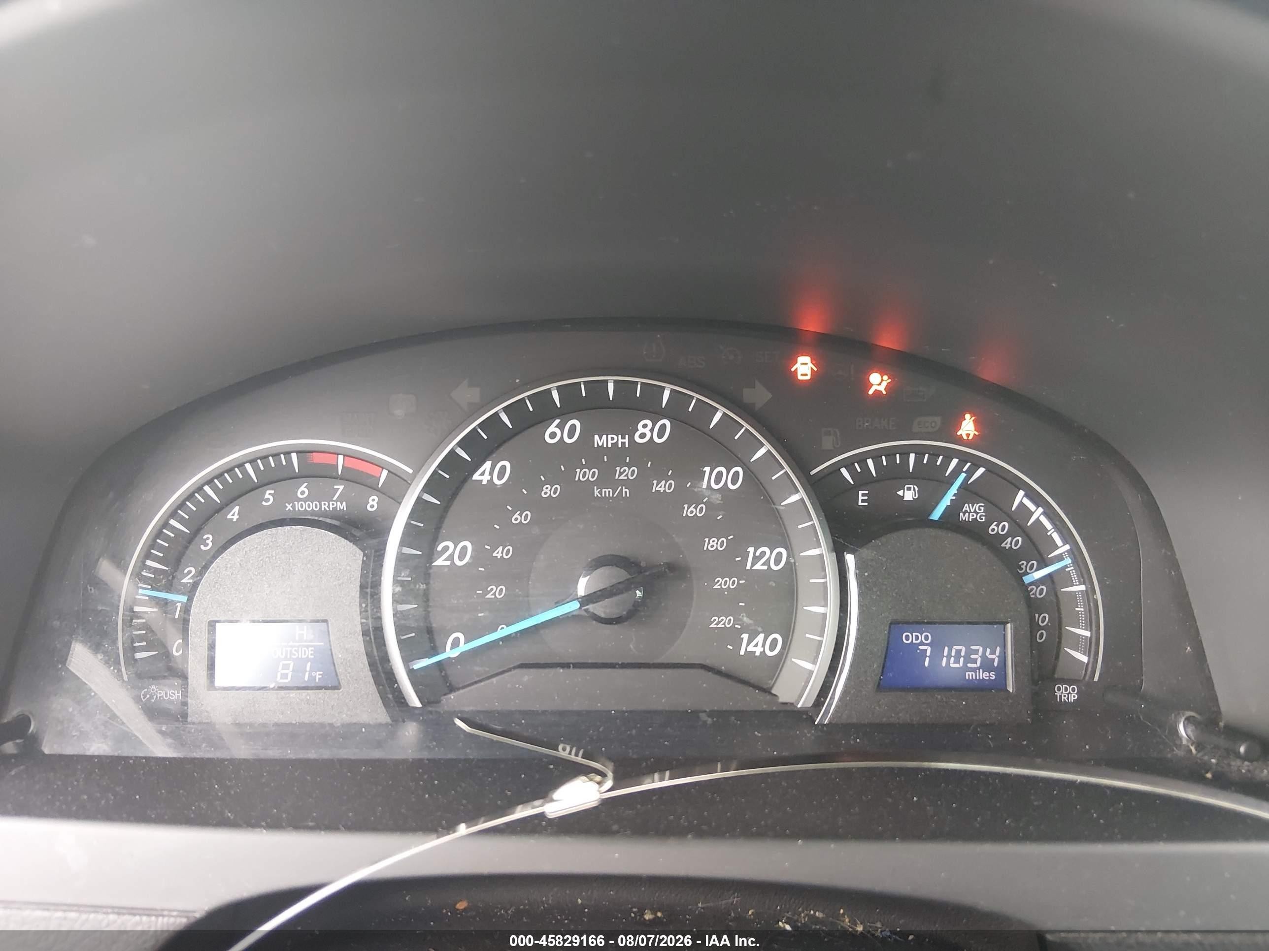 2014 Toyota Camry Le Blue vin: 4T1BF1FK2EU866557