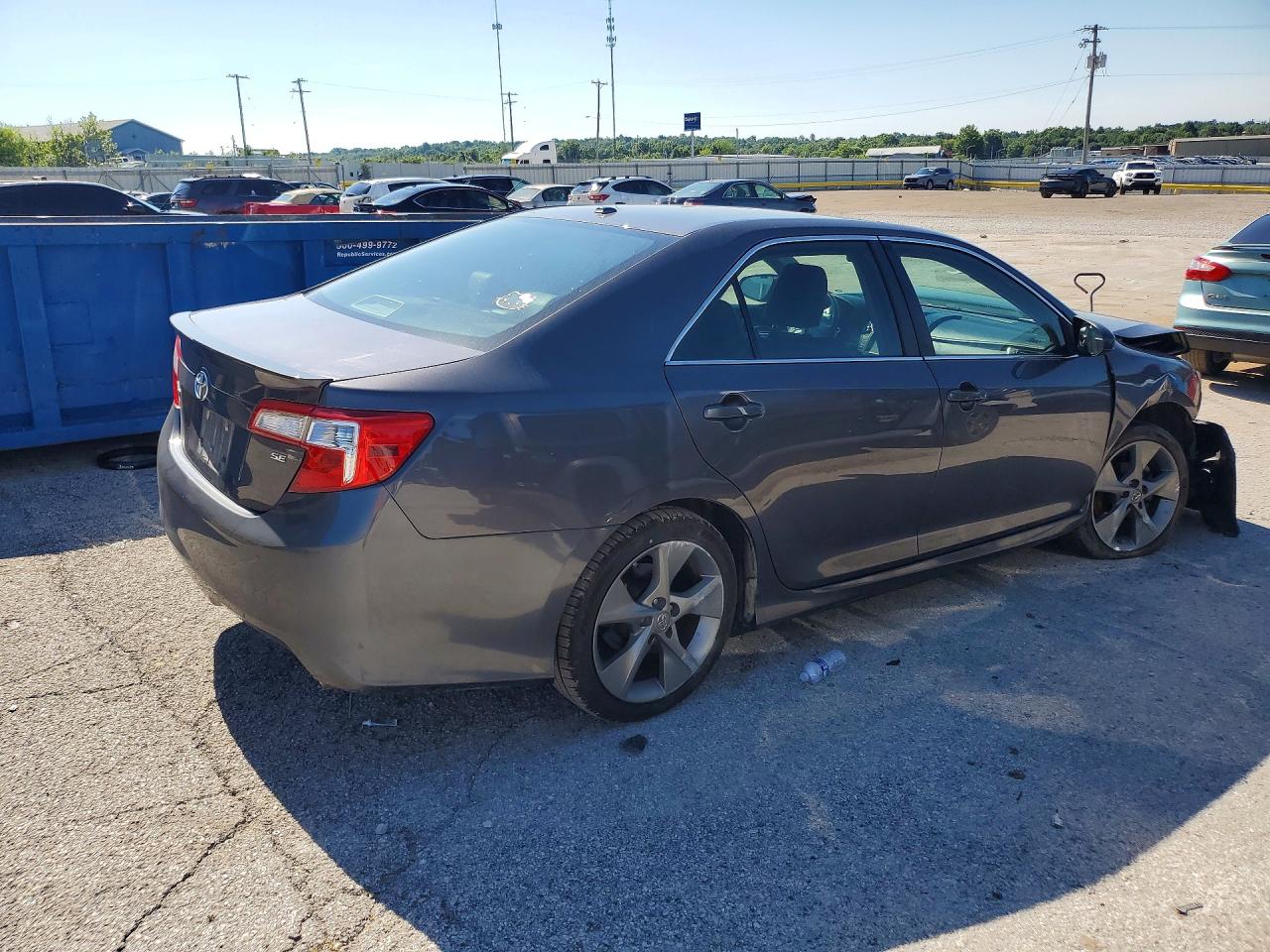 2014 Toyota Camry Se Sport Gray vin: 4T1BF1FK2EU869989