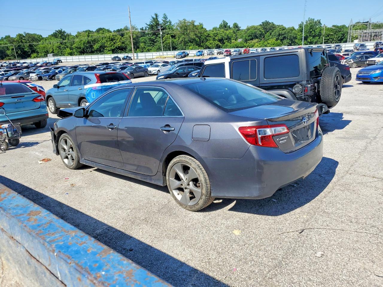 2014 Toyota Camry Se Sport Gray vin: 4T1BF1FK2EU869989