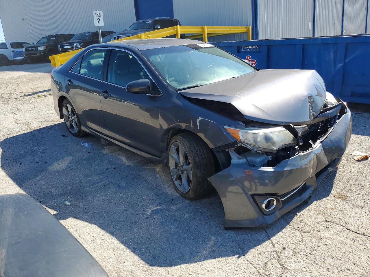 2014 Toyota Camry Se Sport Gray vin: 4T1BF1FK2EU869989