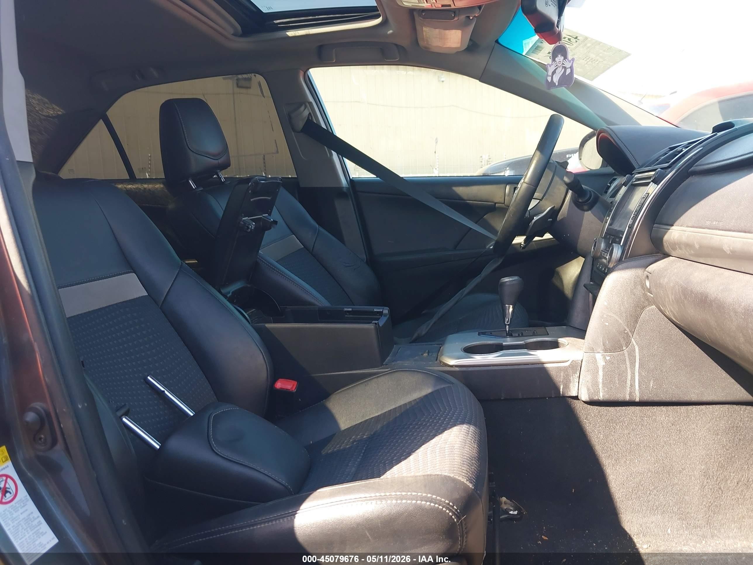 2014 Toyota Camry Se Black vin: 4T1BF1FK2EU870933