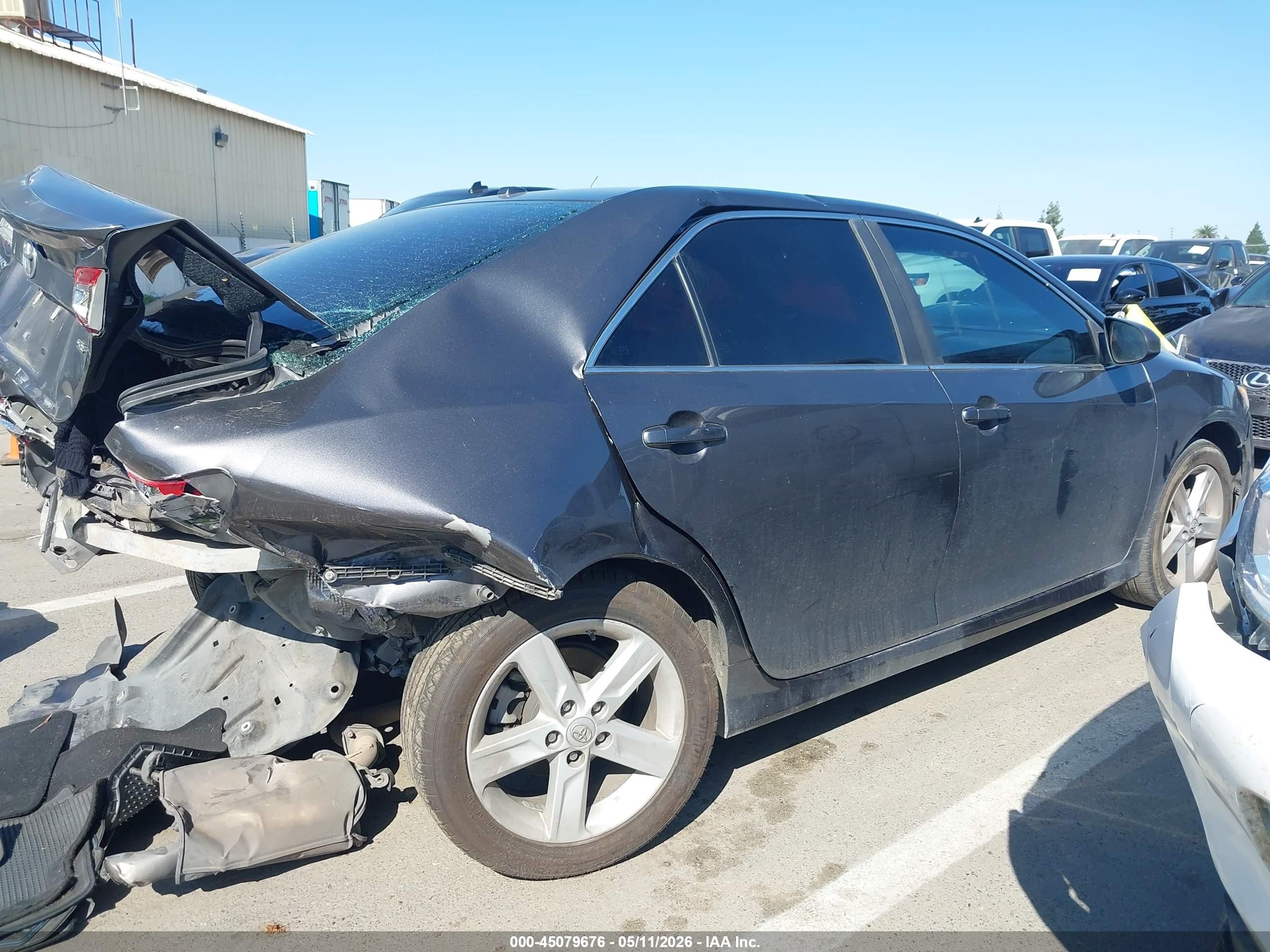 2014 Toyota Camry Se Black vin: 4T1BF1FK2EU870933