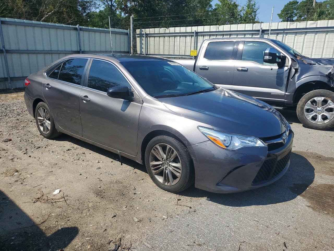 2015 Toyota Camry Se Gray vin: 4T1BF1FK2FU013917