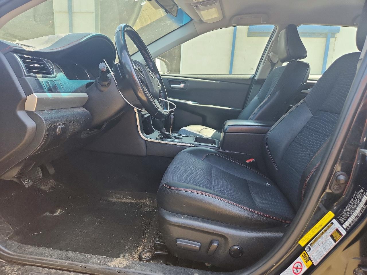 2015 Toyota Camry Se Black vin: 4T1BF1FK2FU031236