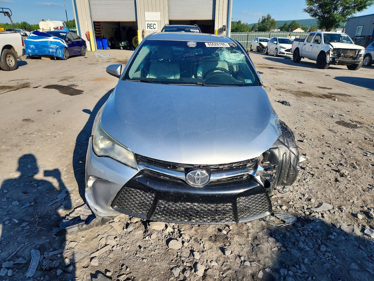 2015 Toyota Camry Se Silver vin: 4T1BF1FK2FU031382