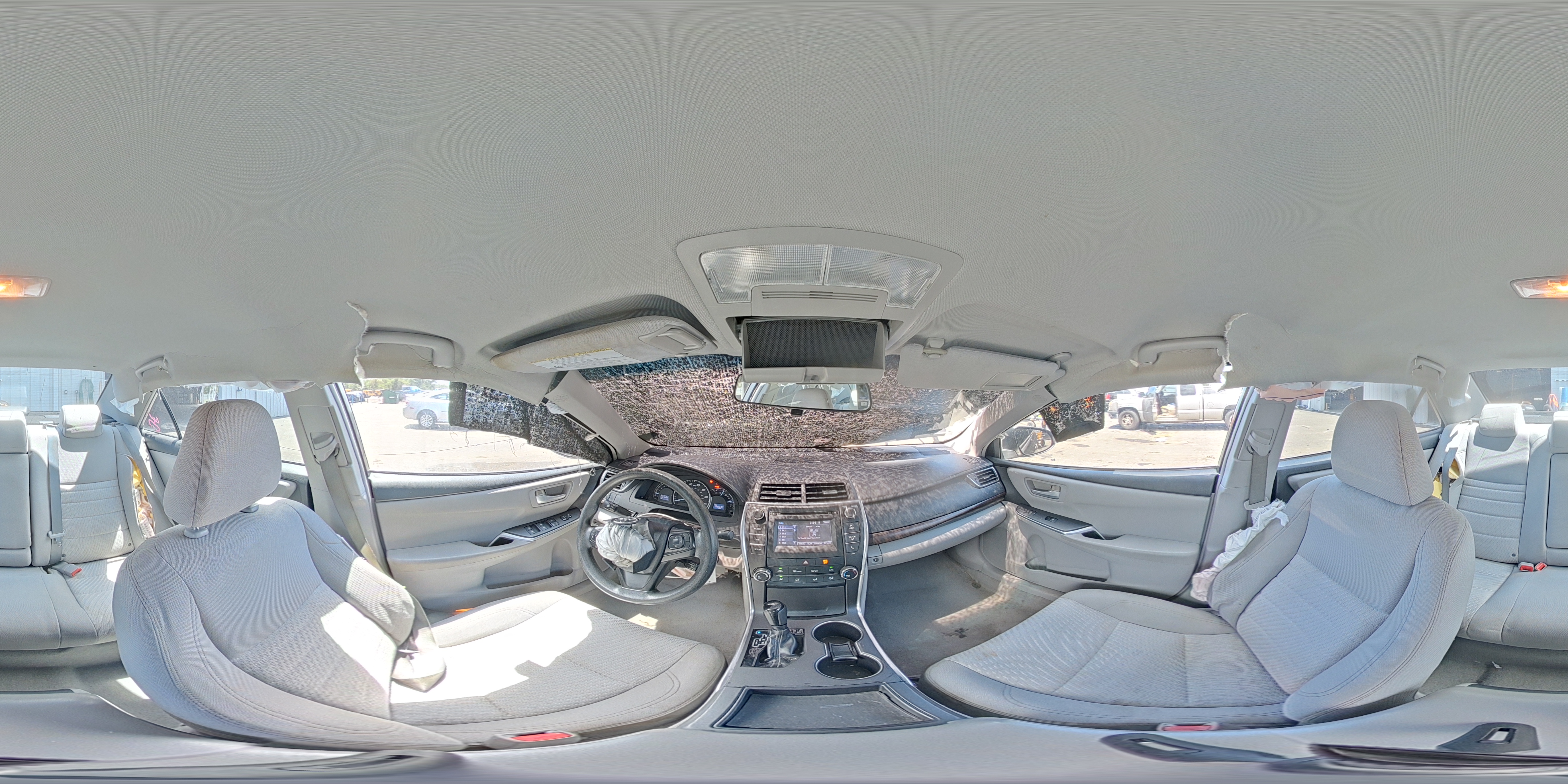 2015 Toyota Camry Le Gray vin: 4T1BF1FK2FU051728