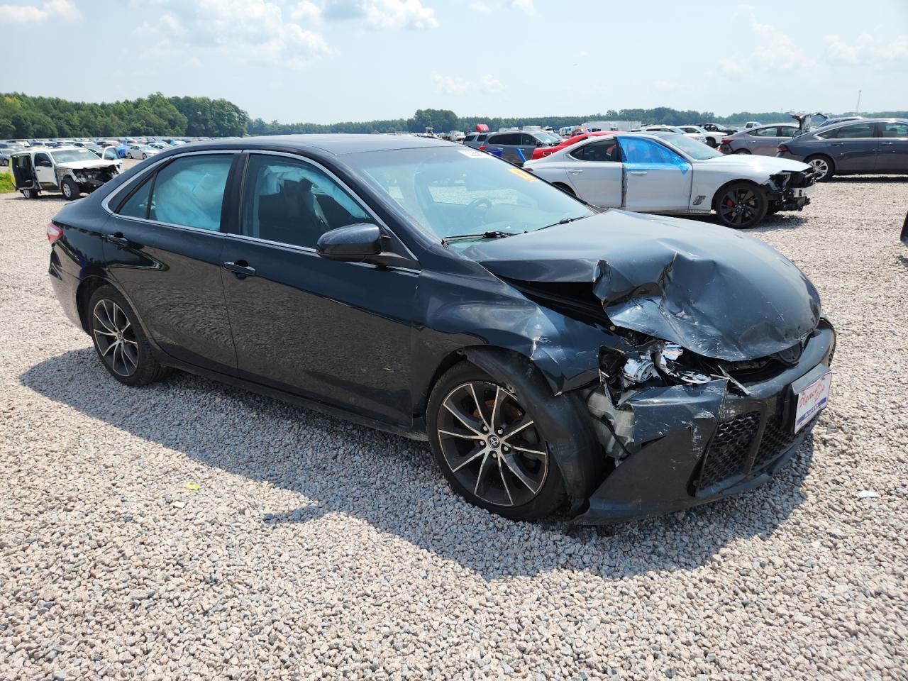 2015 Toyota Camry Xse Blue vin: 4T1BF1FK2FU052801