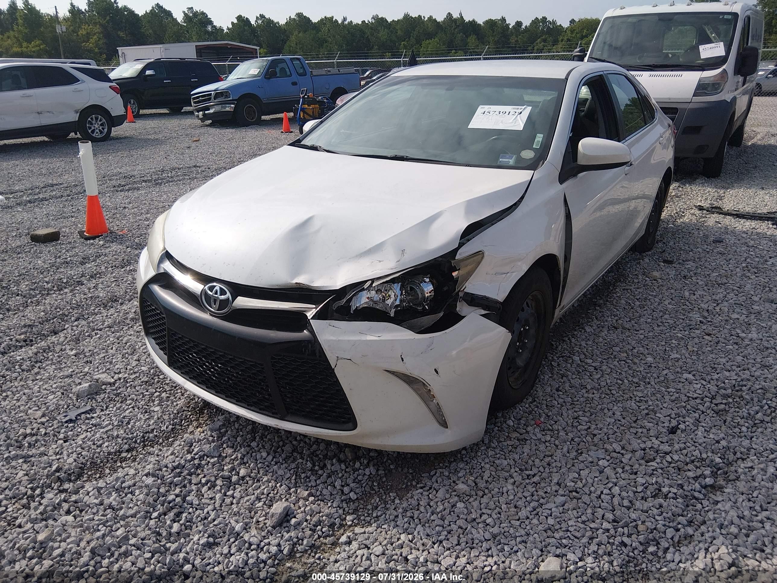2015 Toyota Camry Se Белый vin: 4T1BF1FK2FU056704