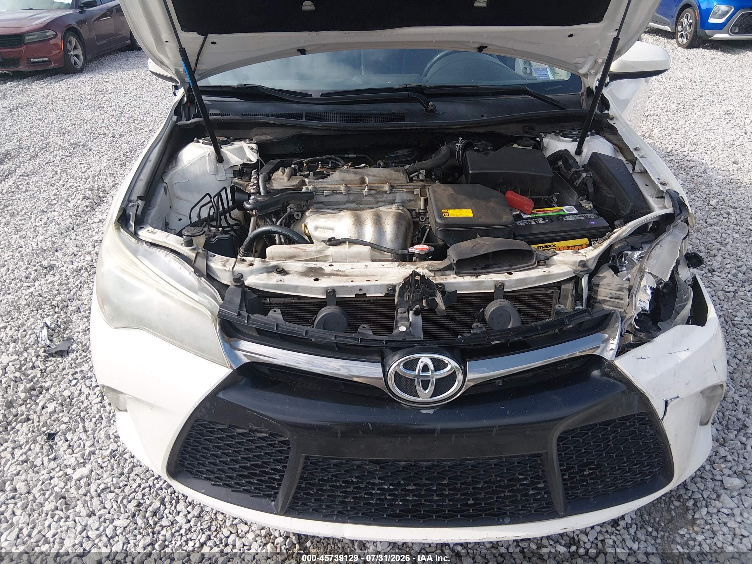 2015 Toyota Camry Se Белый vin: 4T1BF1FK2FU056704
