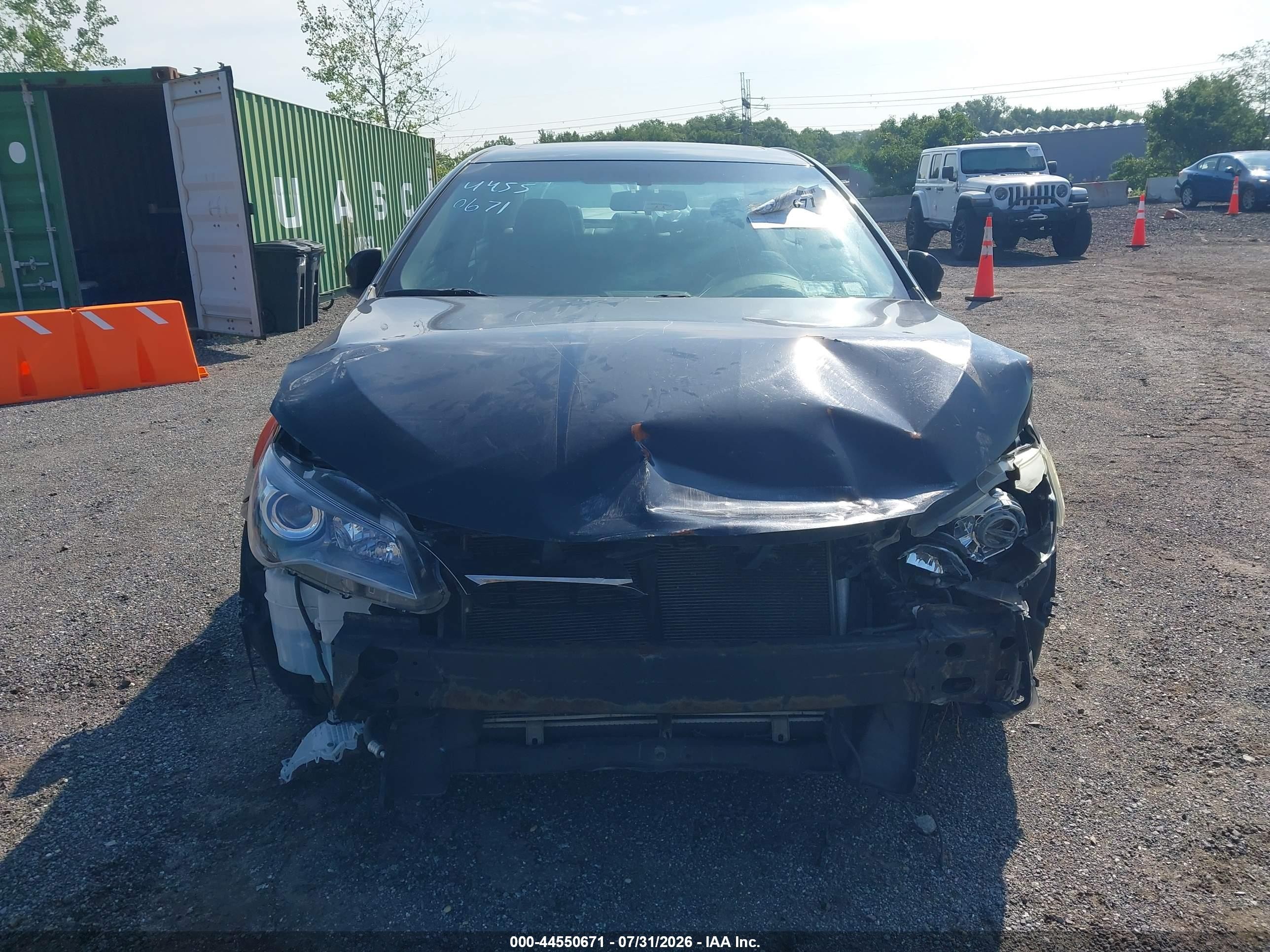 2015 Toyota Camry Se Black vin: 4T1BF1FK2FU061787