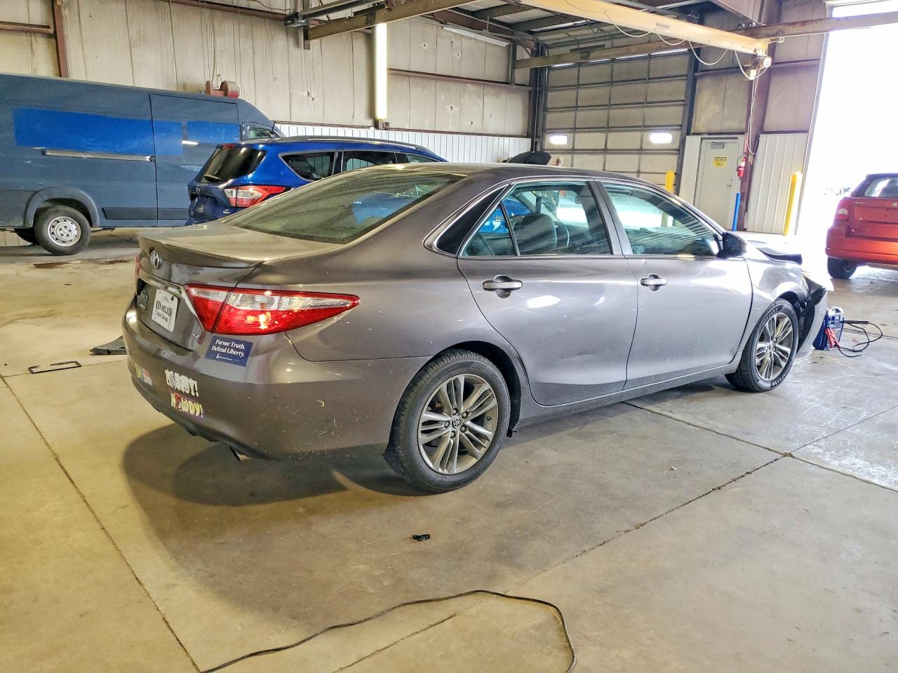 2015 Toyota Camry Se Gray vin: 4T1BF1FK2FU069873