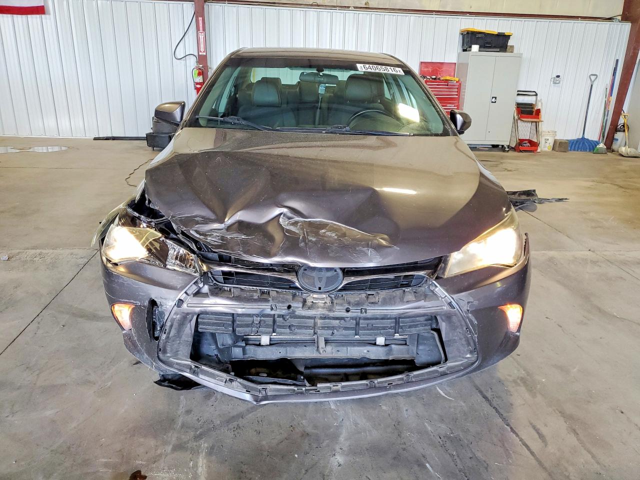 2015 Toyota Camry Se Gray vin: 4T1BF1FK2FU069873