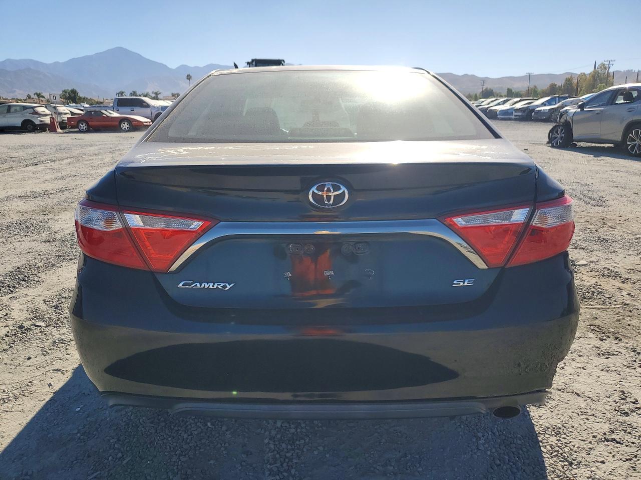 2015 Toyota Camry Se Black vin: 4T1BF1FK2FU079268