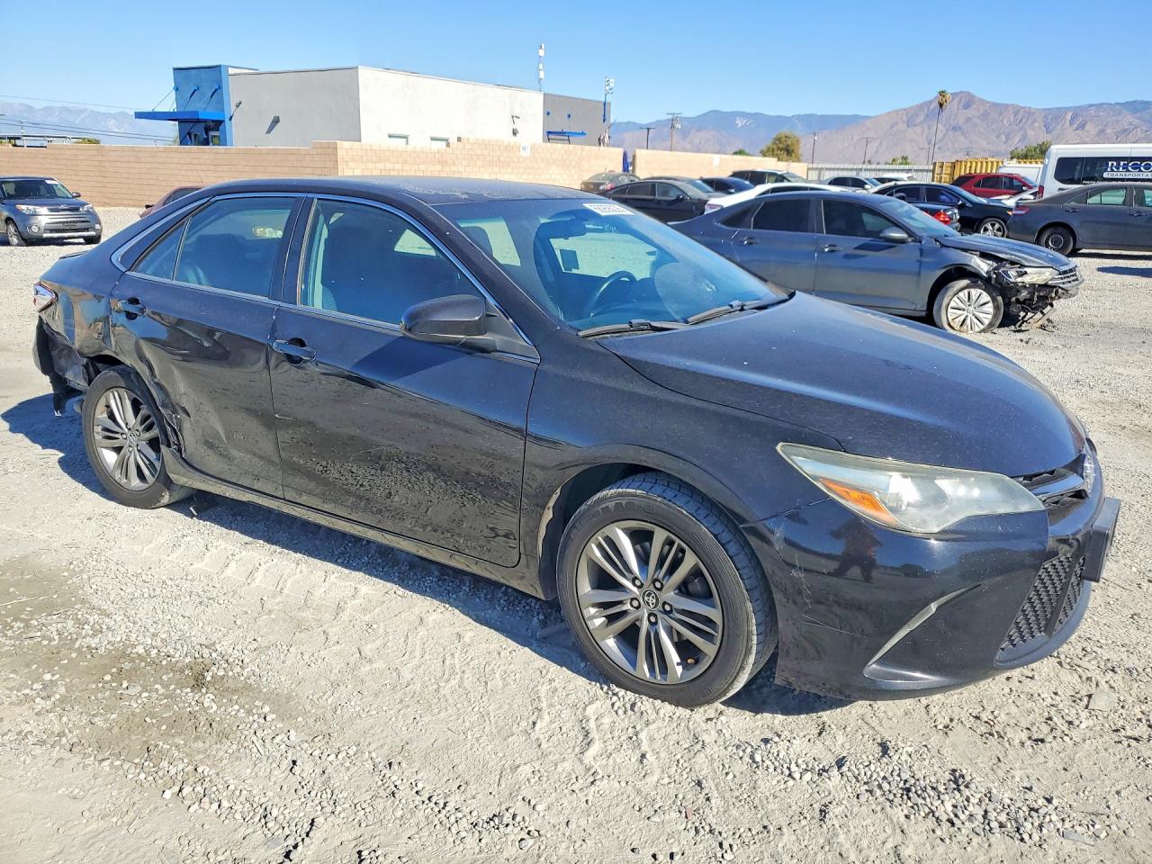 2015 Toyota Camry Se Black vin: 4T1BF1FK2FU079268