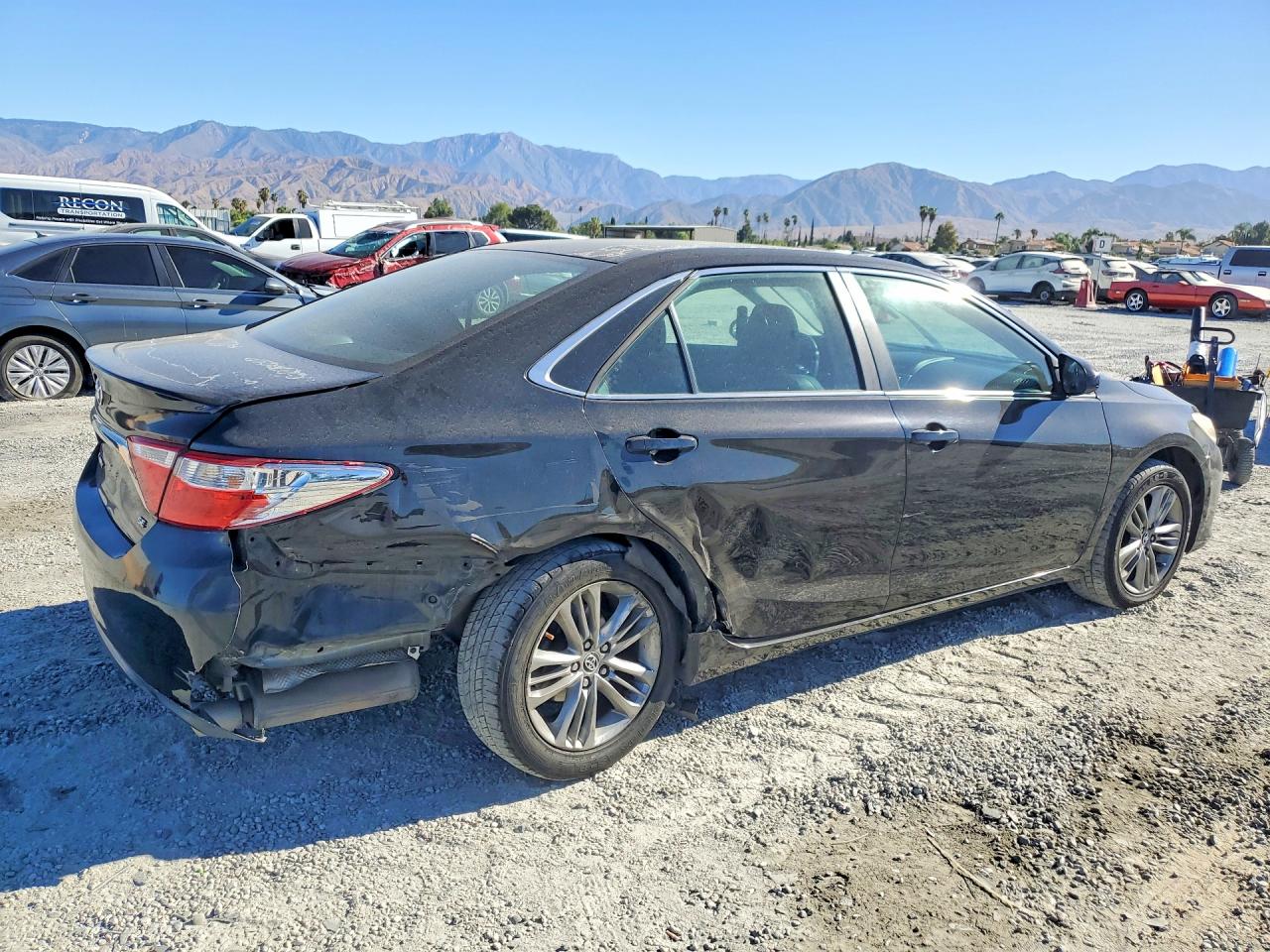 2015 Toyota Camry Se Black vin: 4T1BF1FK2FU079268