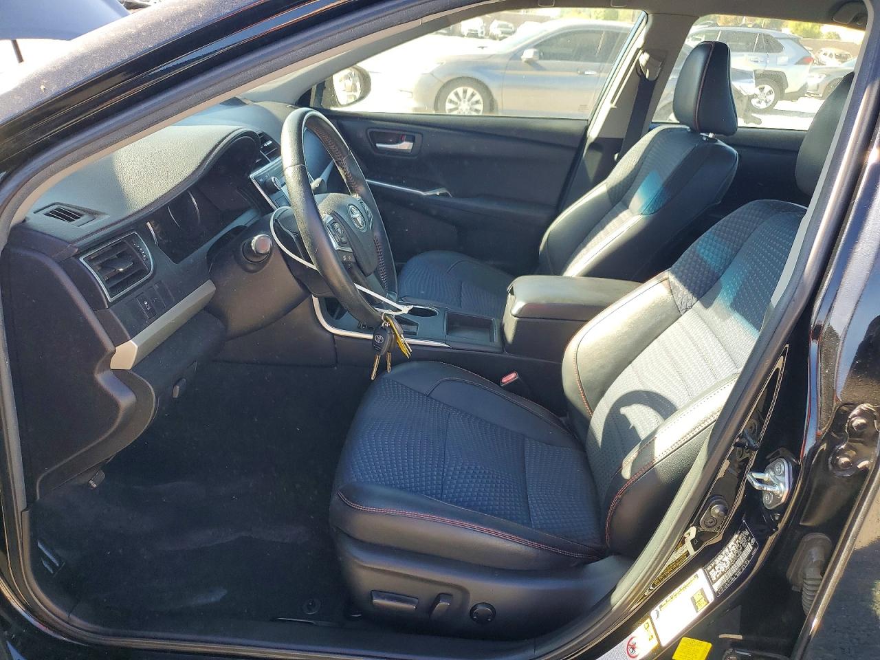 2015 Toyota Camry Se Black vin: 4T1BF1FK2FU079268