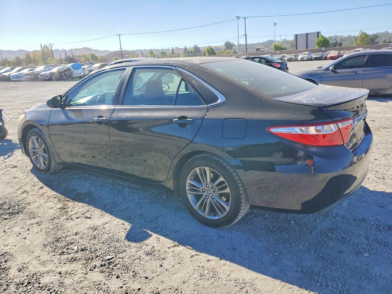 2015 Toyota Camry Se Black vin: 4T1BF1FK2FU079268