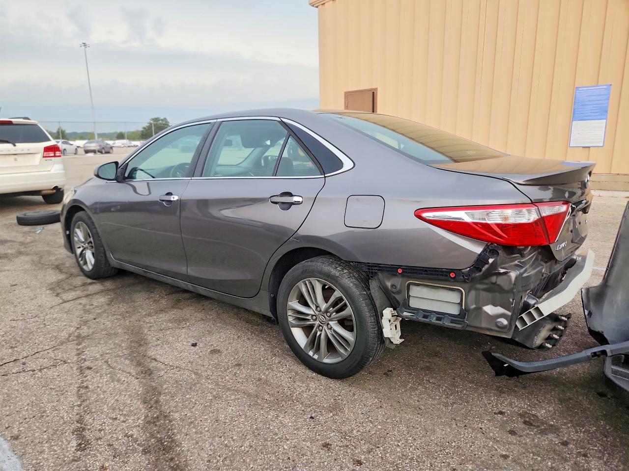 2015 Toyota Camry Se Gray vin: 4T1BF1FK2FU081604