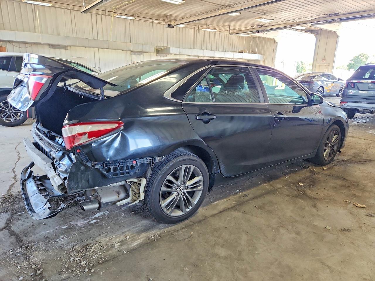 2015 Toyota Camry Se Black vin: 4T1BF1FK2FU082106