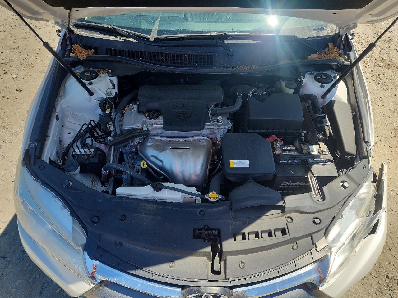 2015 Toyota Camry Xle White vin: 4T1BF1FK2FU085412