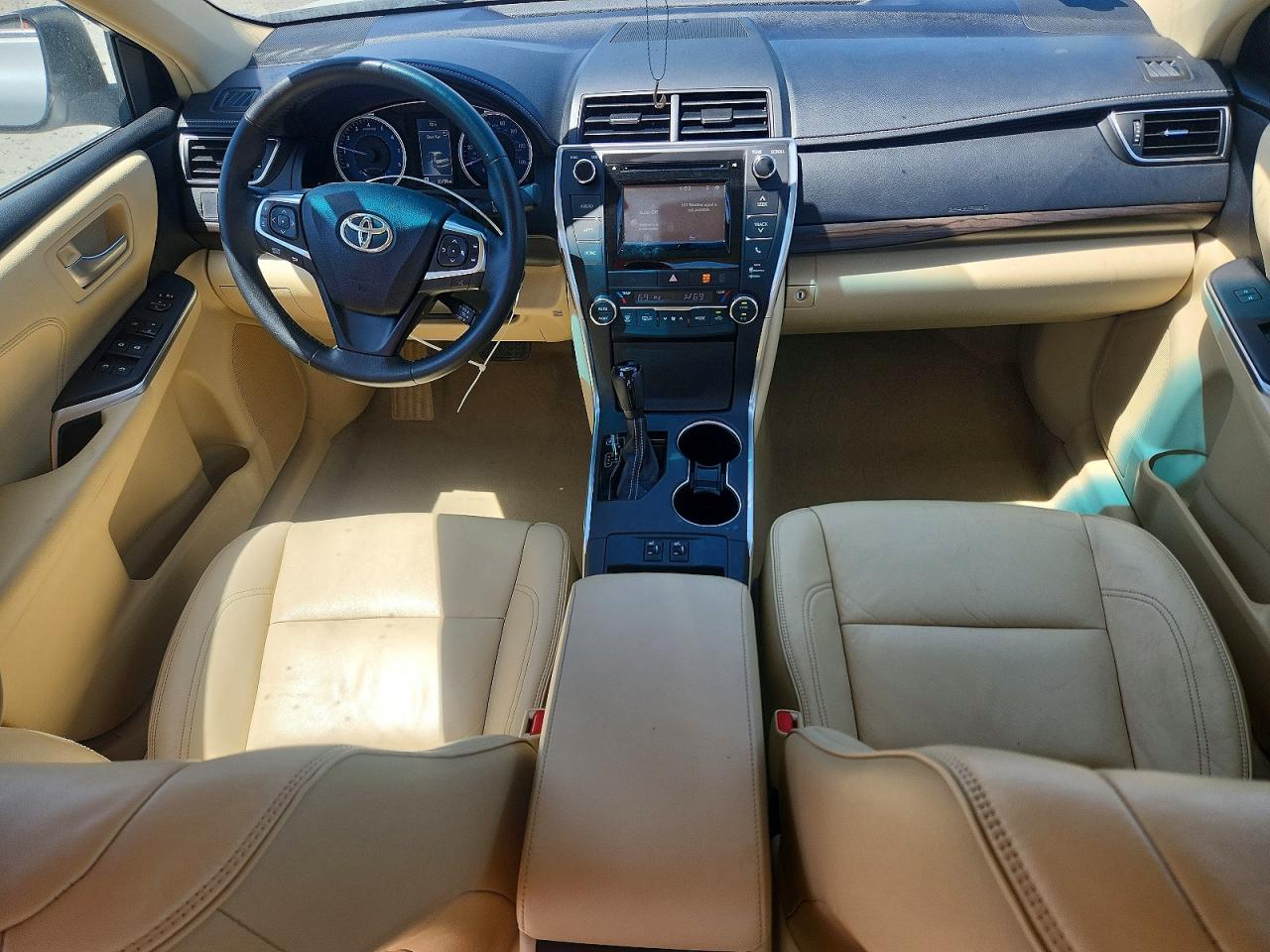 2015 Toyota Camry Xle White vin: 4T1BF1FK2FU085412