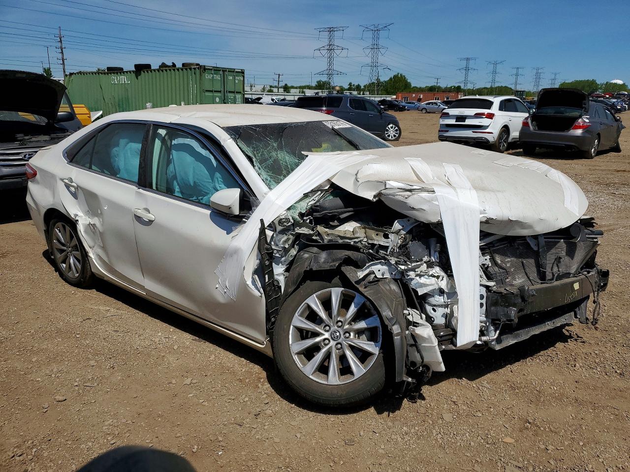 2015 Toyota Camry Xle Белый vin: 4T1BF1FK2FU088228