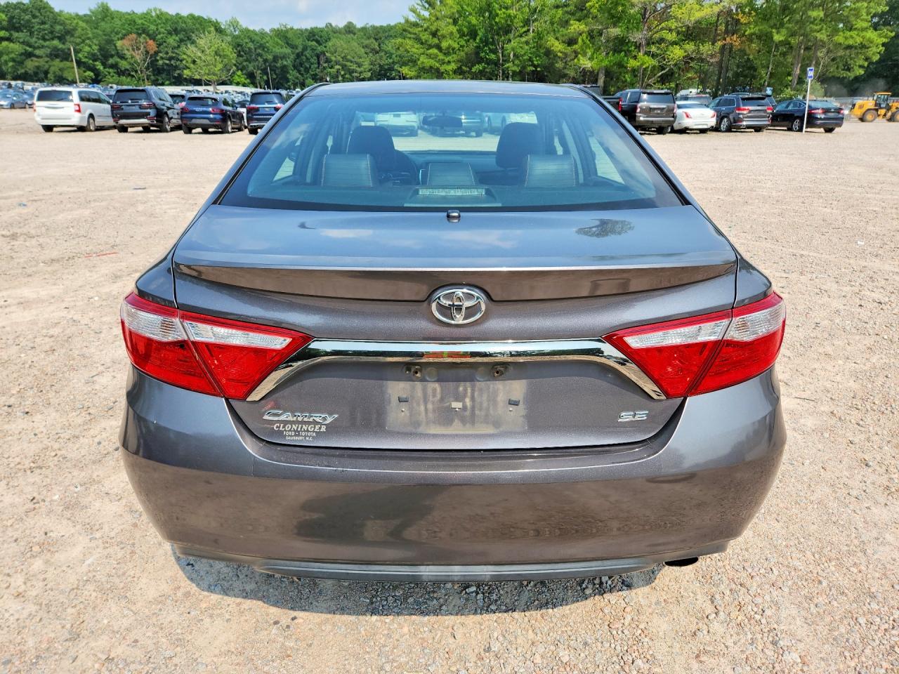 2015 Toyota Camry Se Серый vin: 4T1BF1FK2FU108302