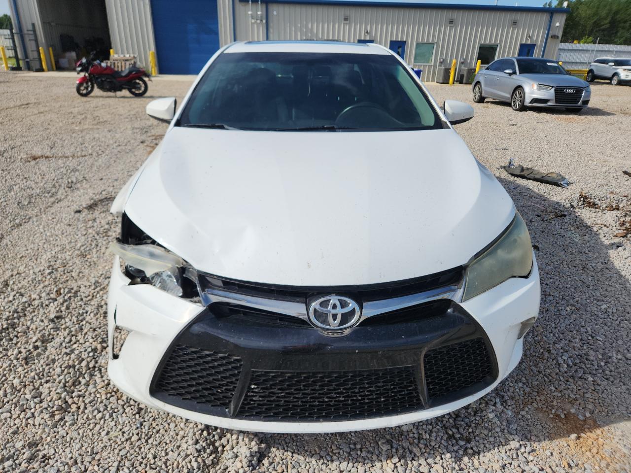 2015 Toyota Camry Se White vin: 4T1BF1FK2FU474731